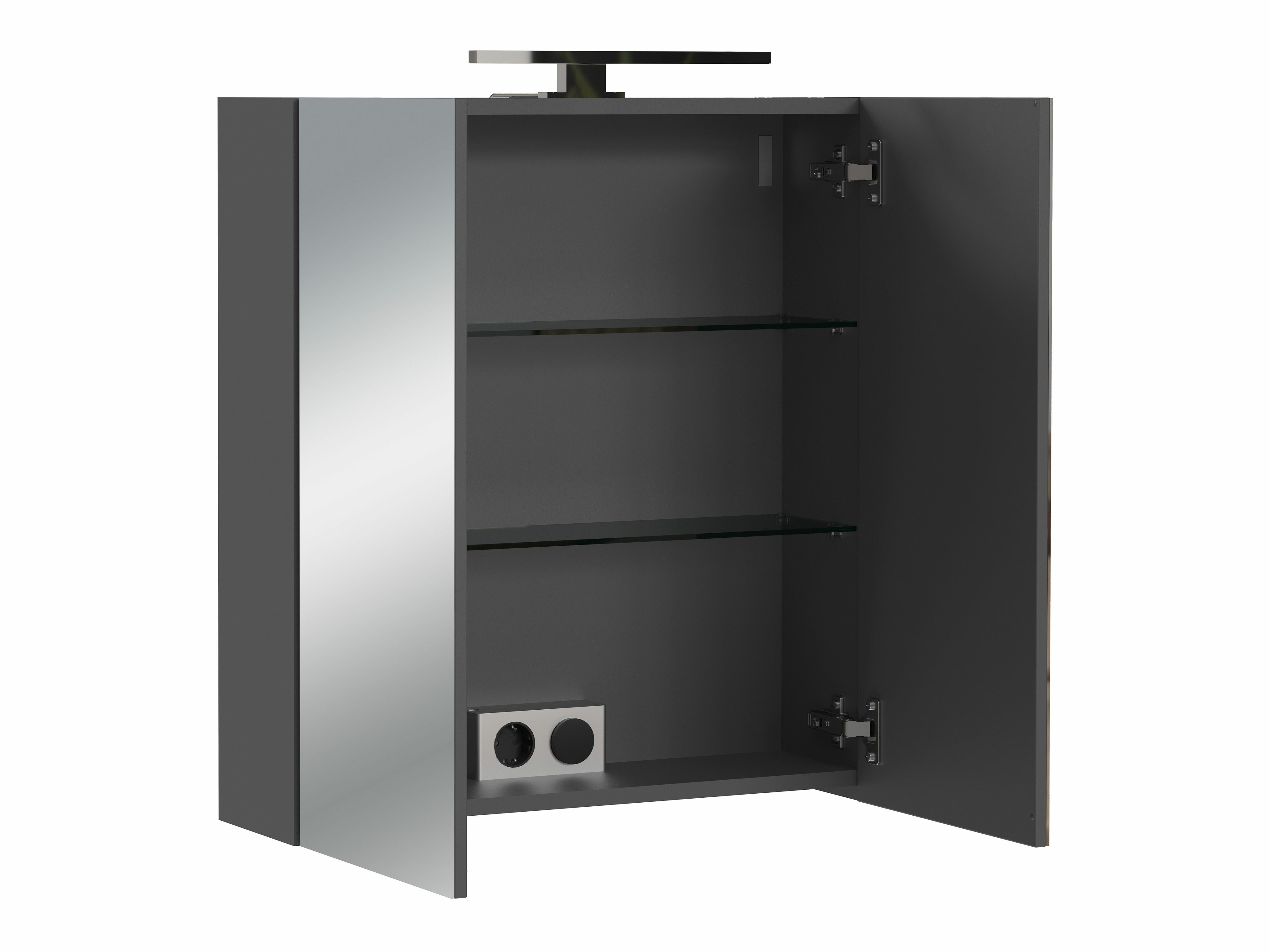 Kopalniška omarica z ogledalom Felfere 107 (Antracit)