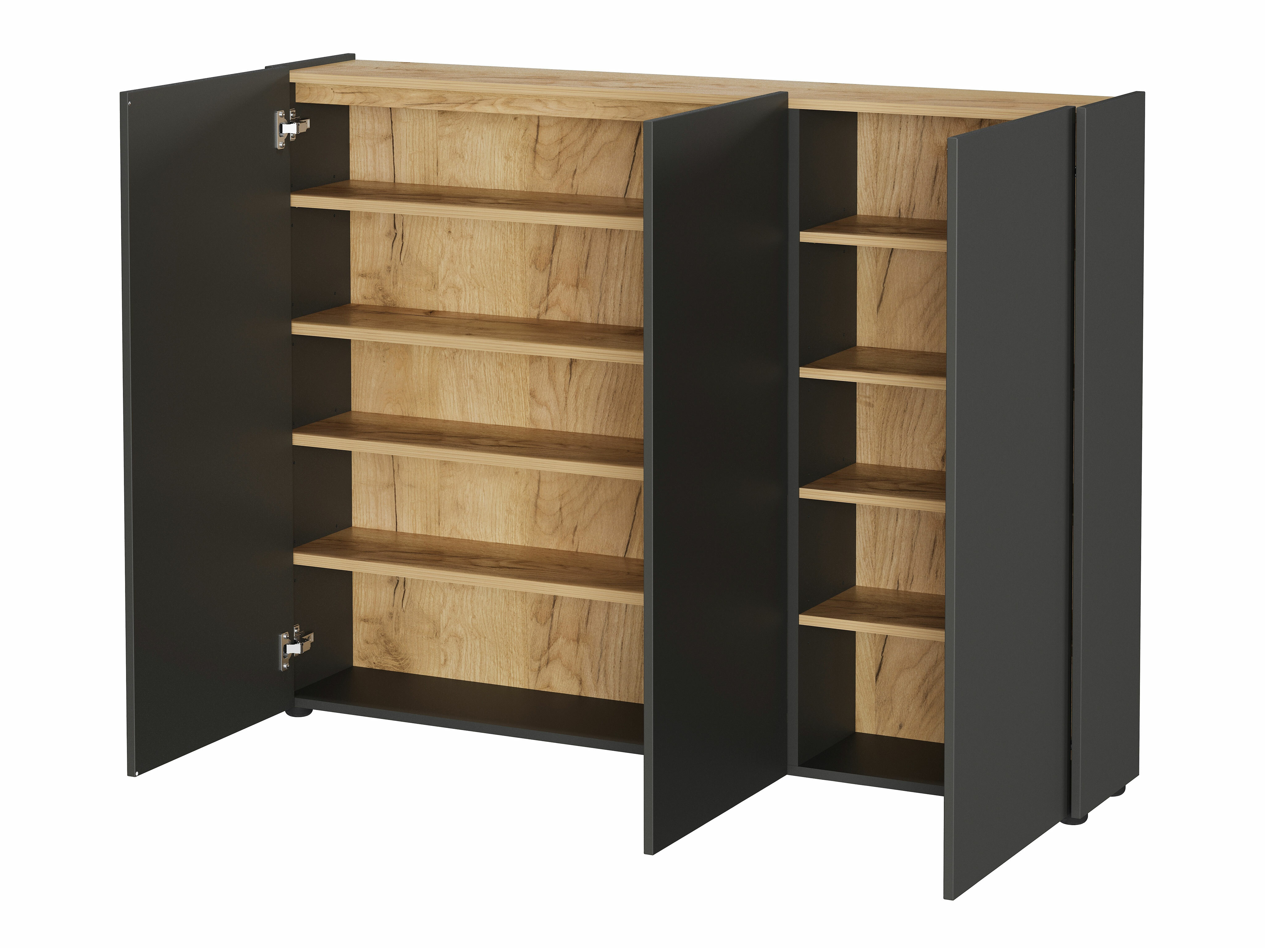 Regal za čevlje Sacramento 514 (Grafit)