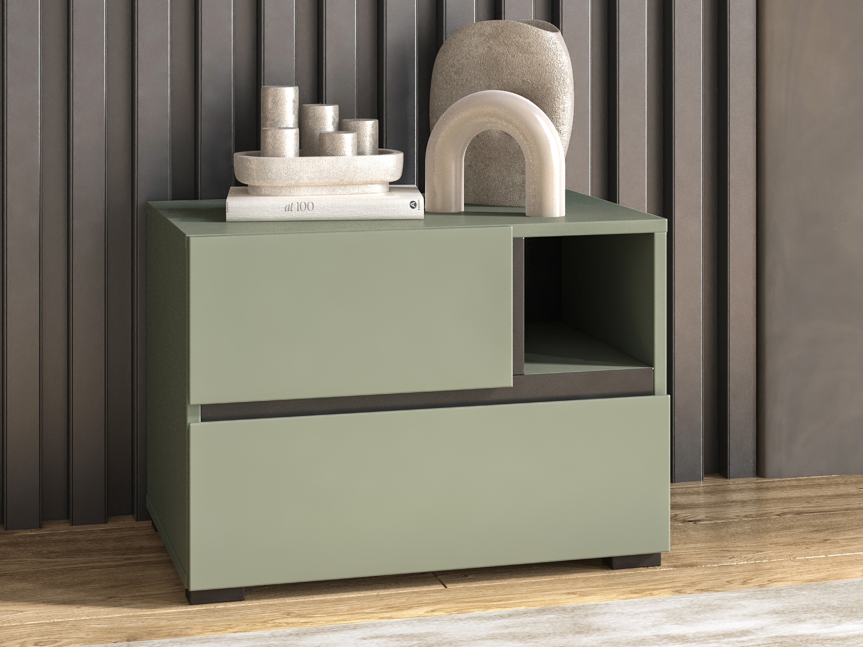 Nočna omarica Alfere 120 (Zelena)