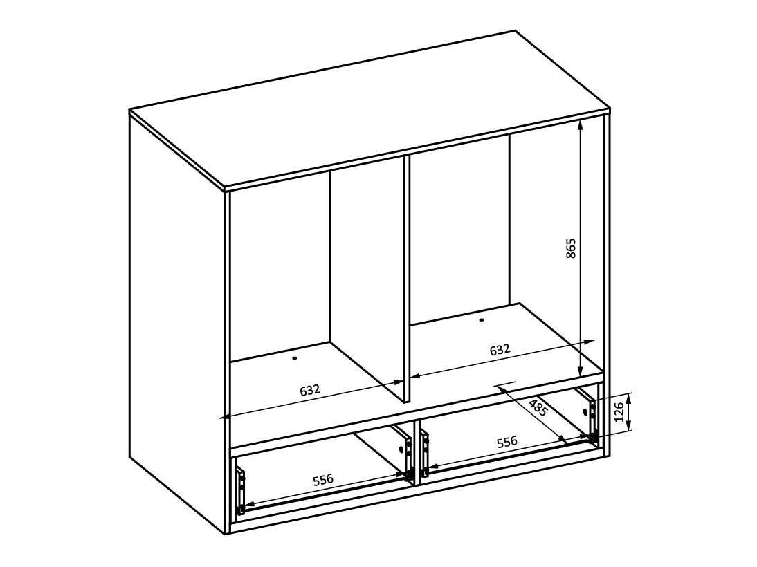 Kopalniški poličnik Austin 368 (Črna)