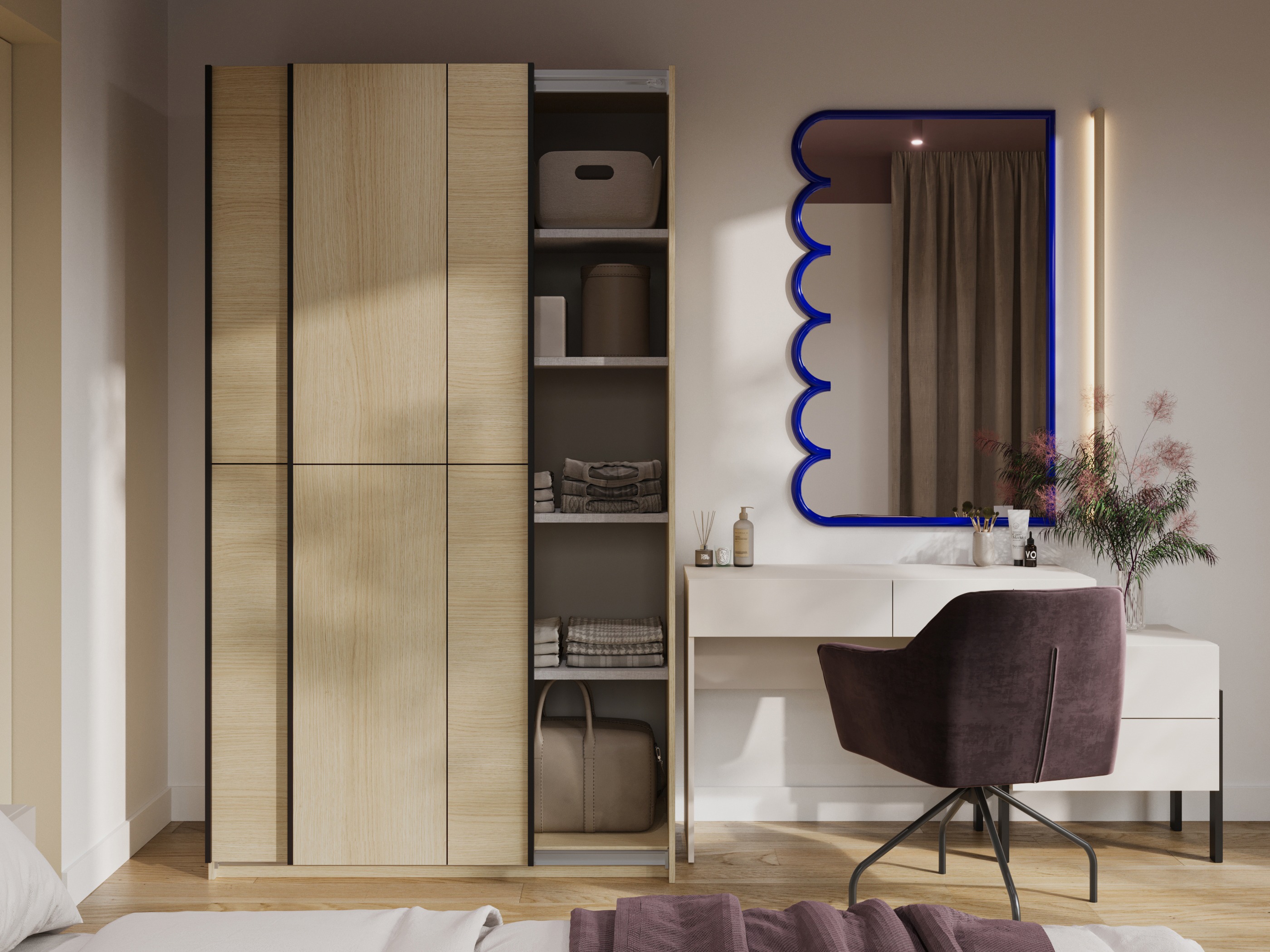 Garderobna omara Austin 369 (Hrast)