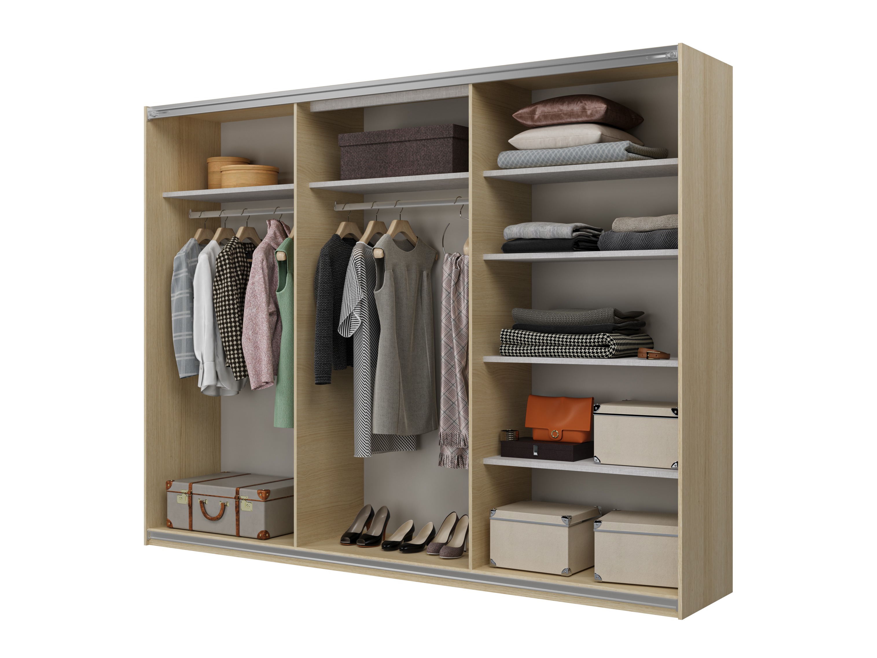 Garderobna omara Austin 370 (Hrast)