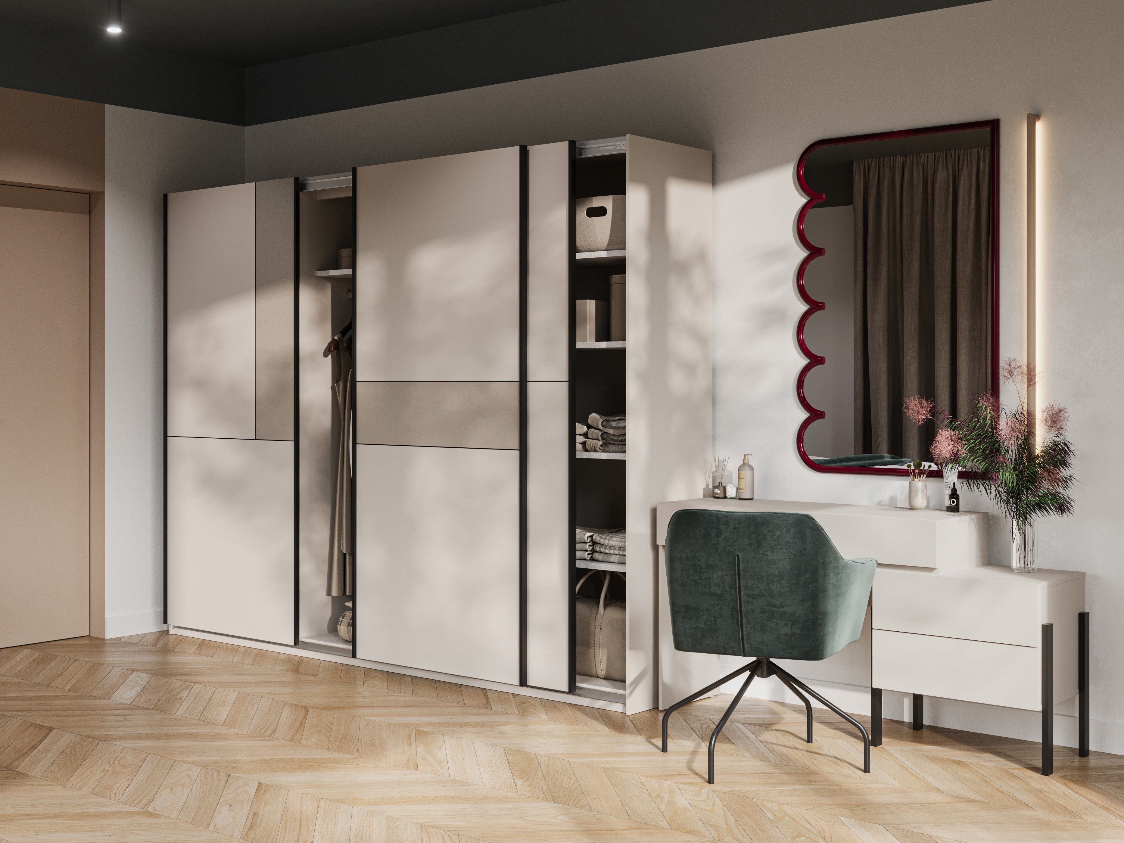 Garderobna omara Austin 370 (Kašmir + Congo)