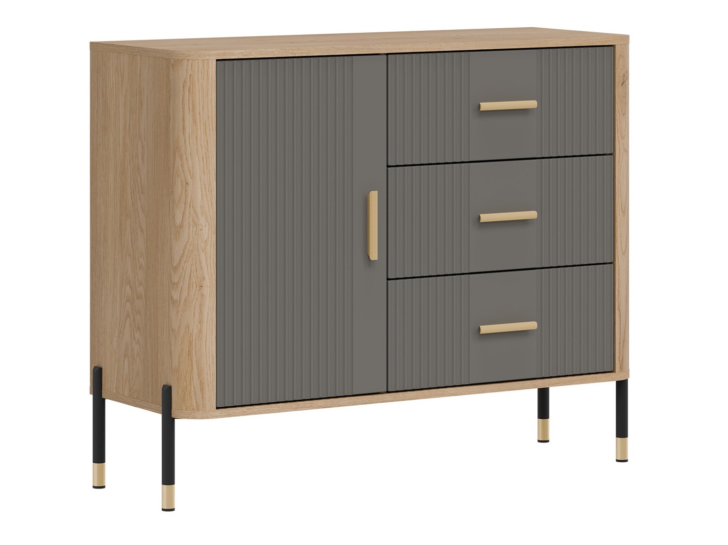 Komoda Flosora 107 (Siva)