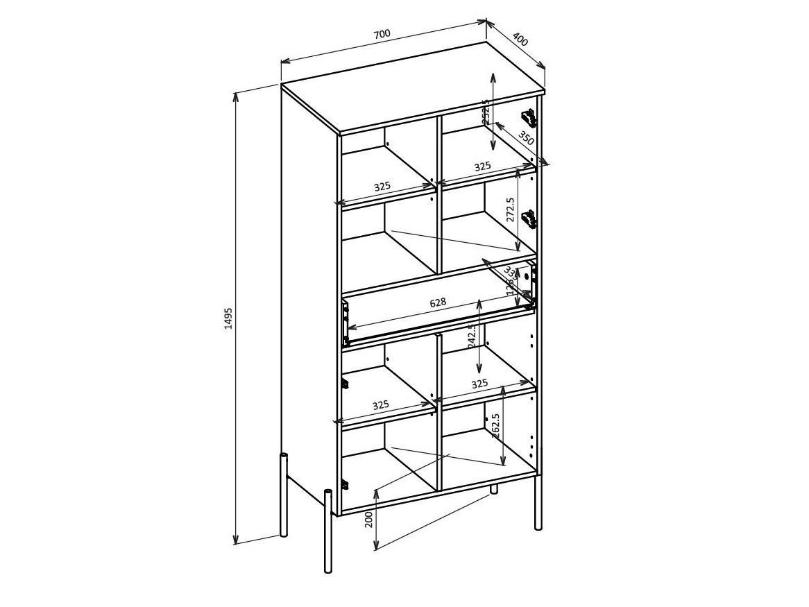 Regal Levtenu 110 (Hrast)