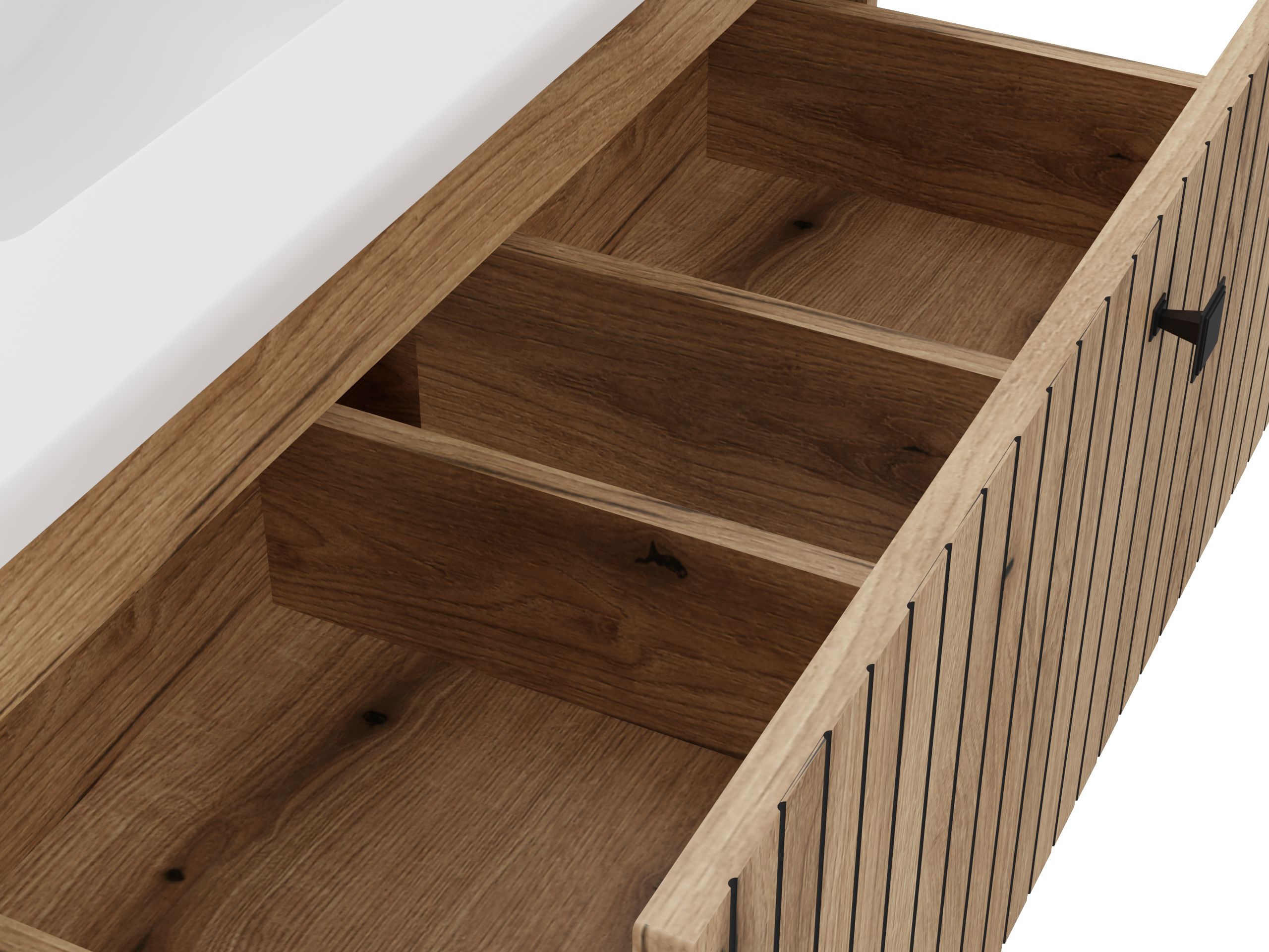 Viseča kopalniška omarica za umivalnik Mandeville 315