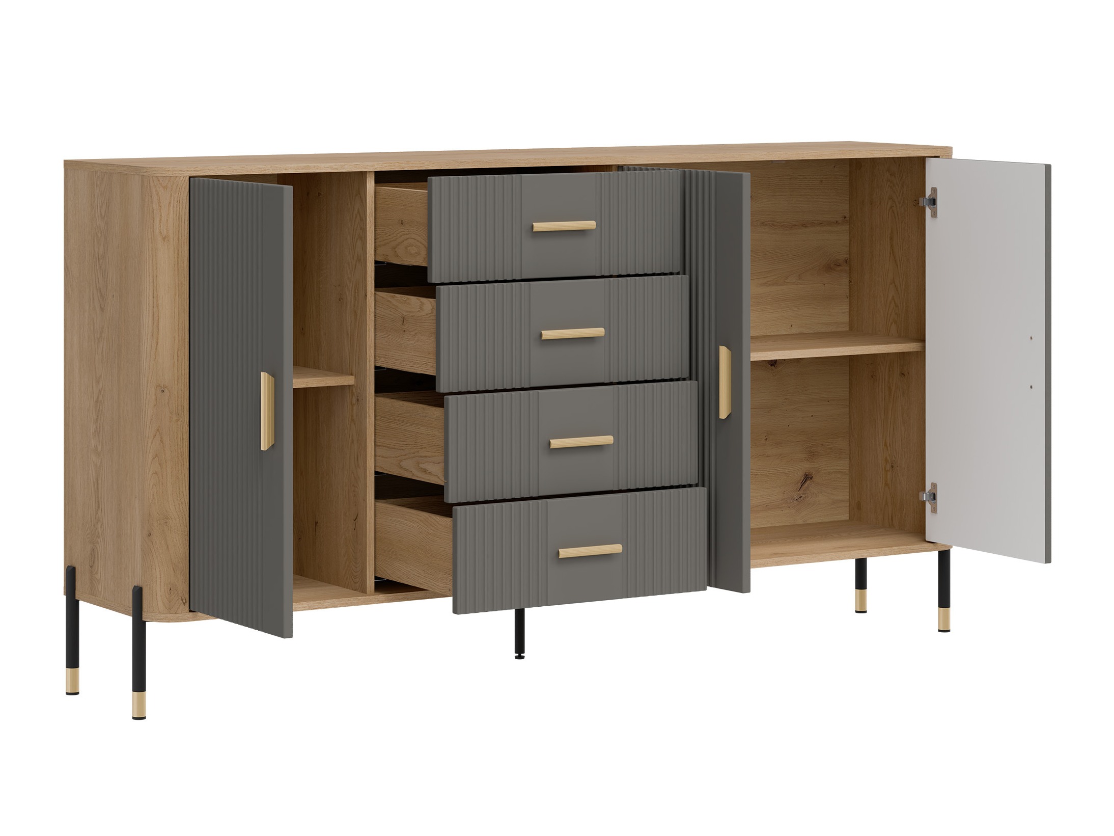 Komoda Flosora 121 (Siva)