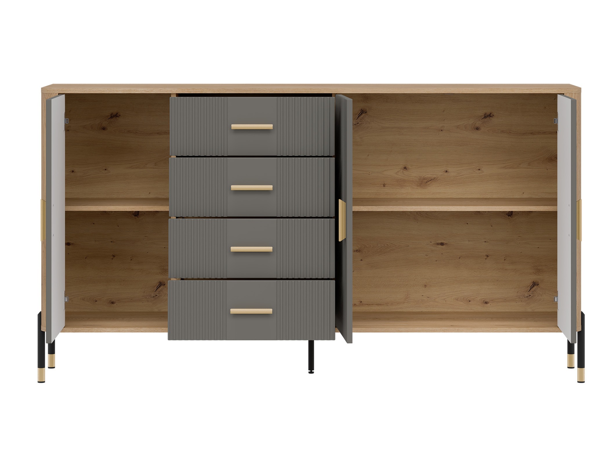 Komoda Flosora 121 (Siva)