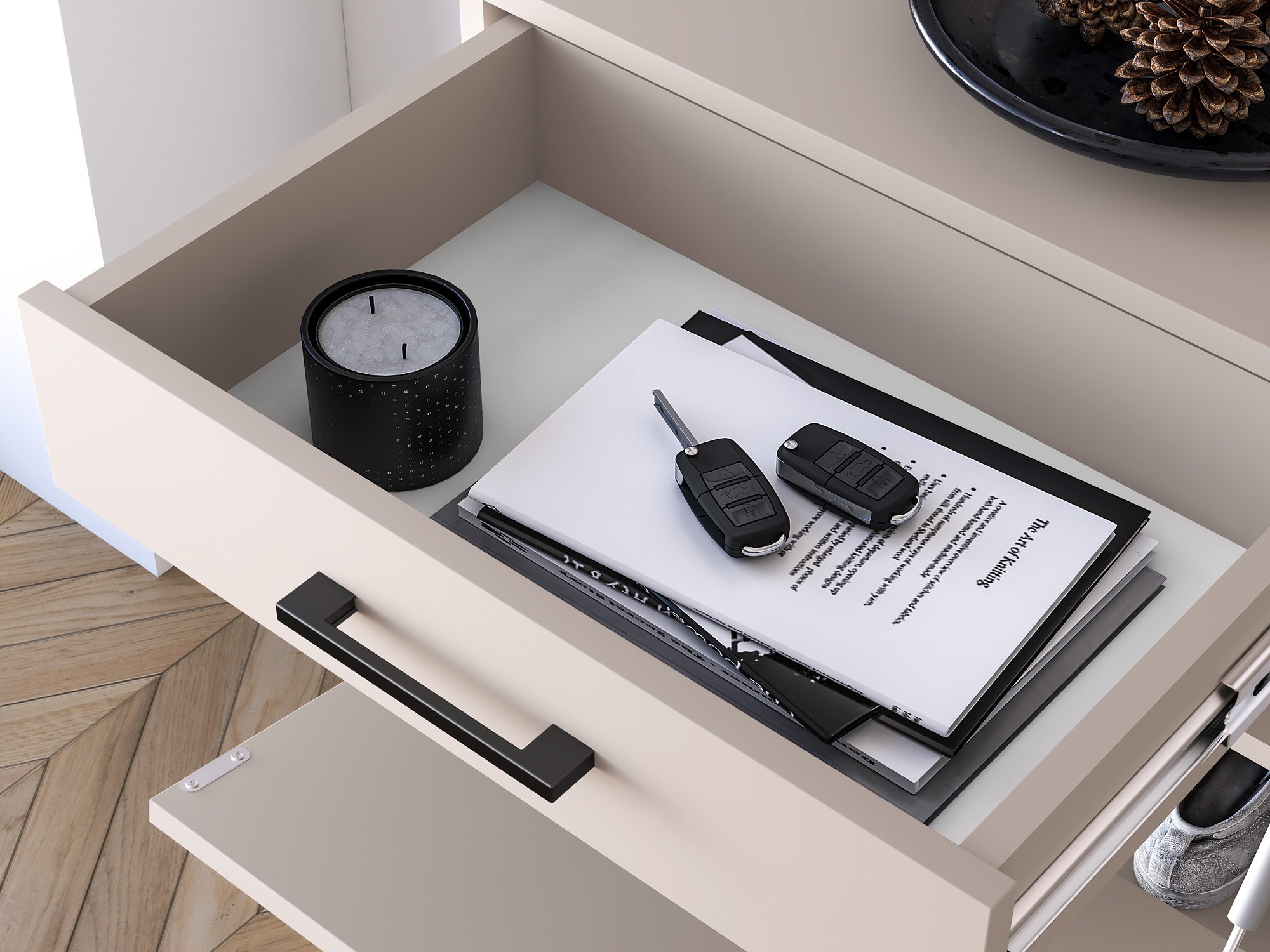 Komplet za predsobo Fiolevo 105