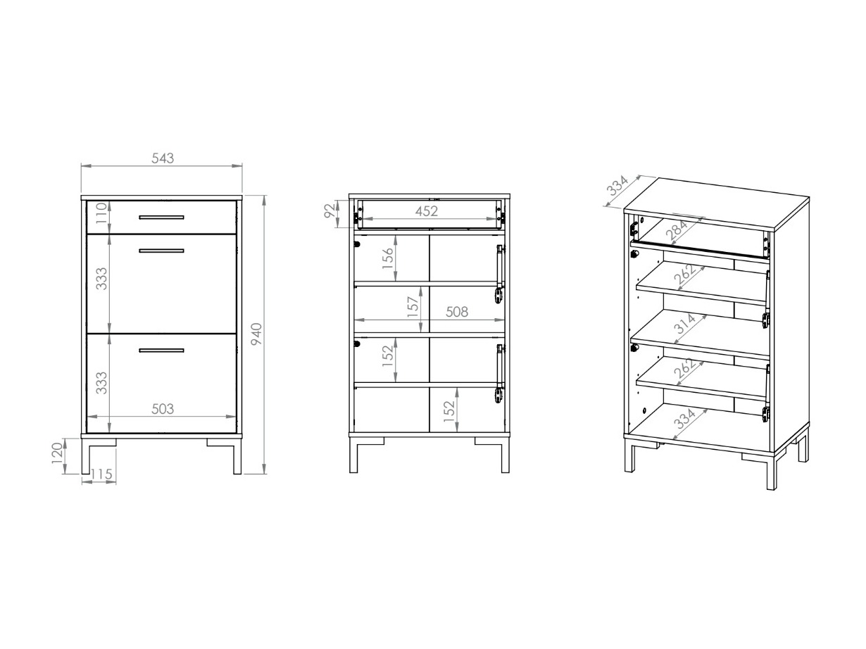 Omarica za čevlje Fiolevo 101