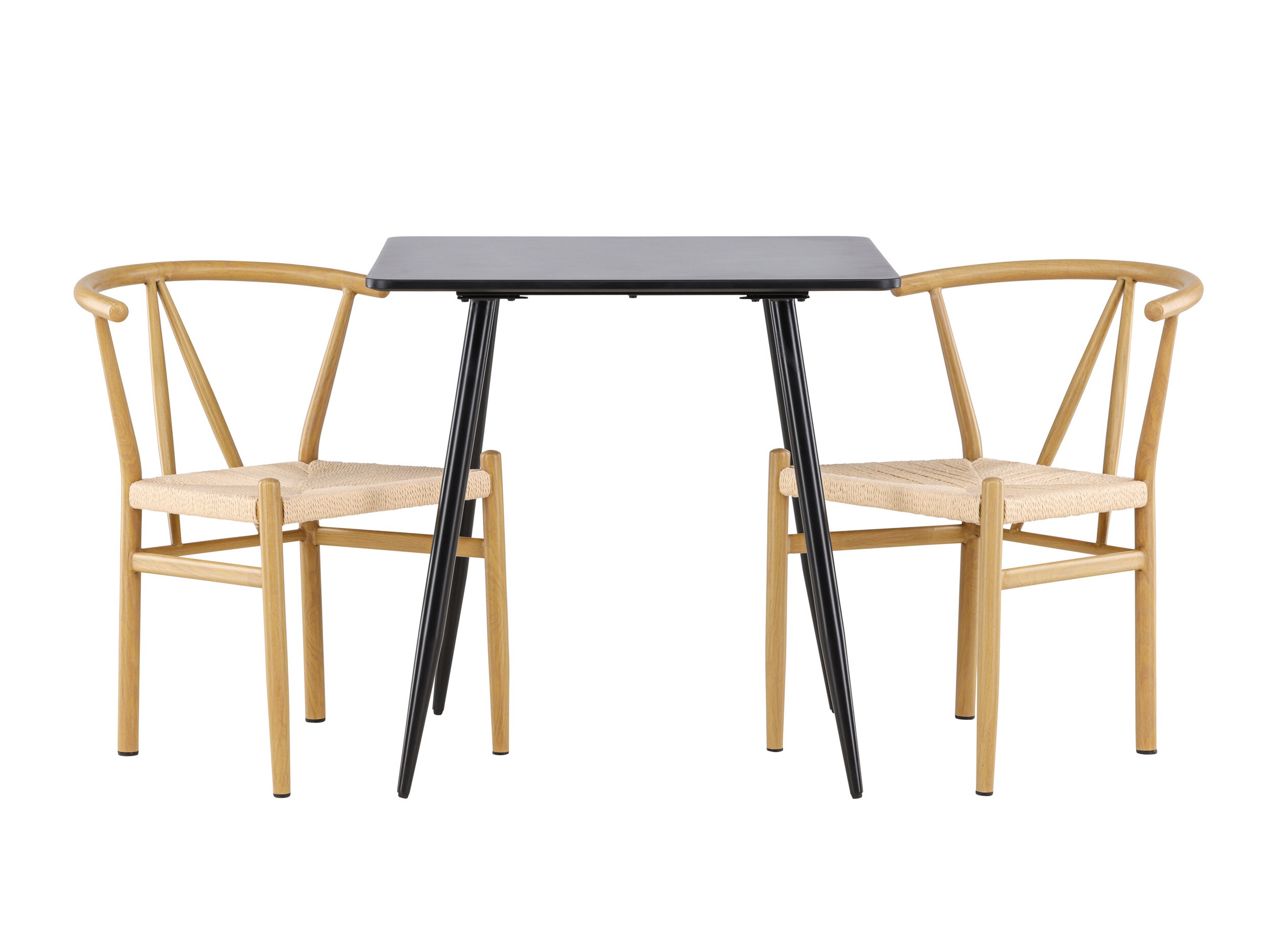 Jedilniški komplet Dallas 4920 (Bež + Svetlo rjava)