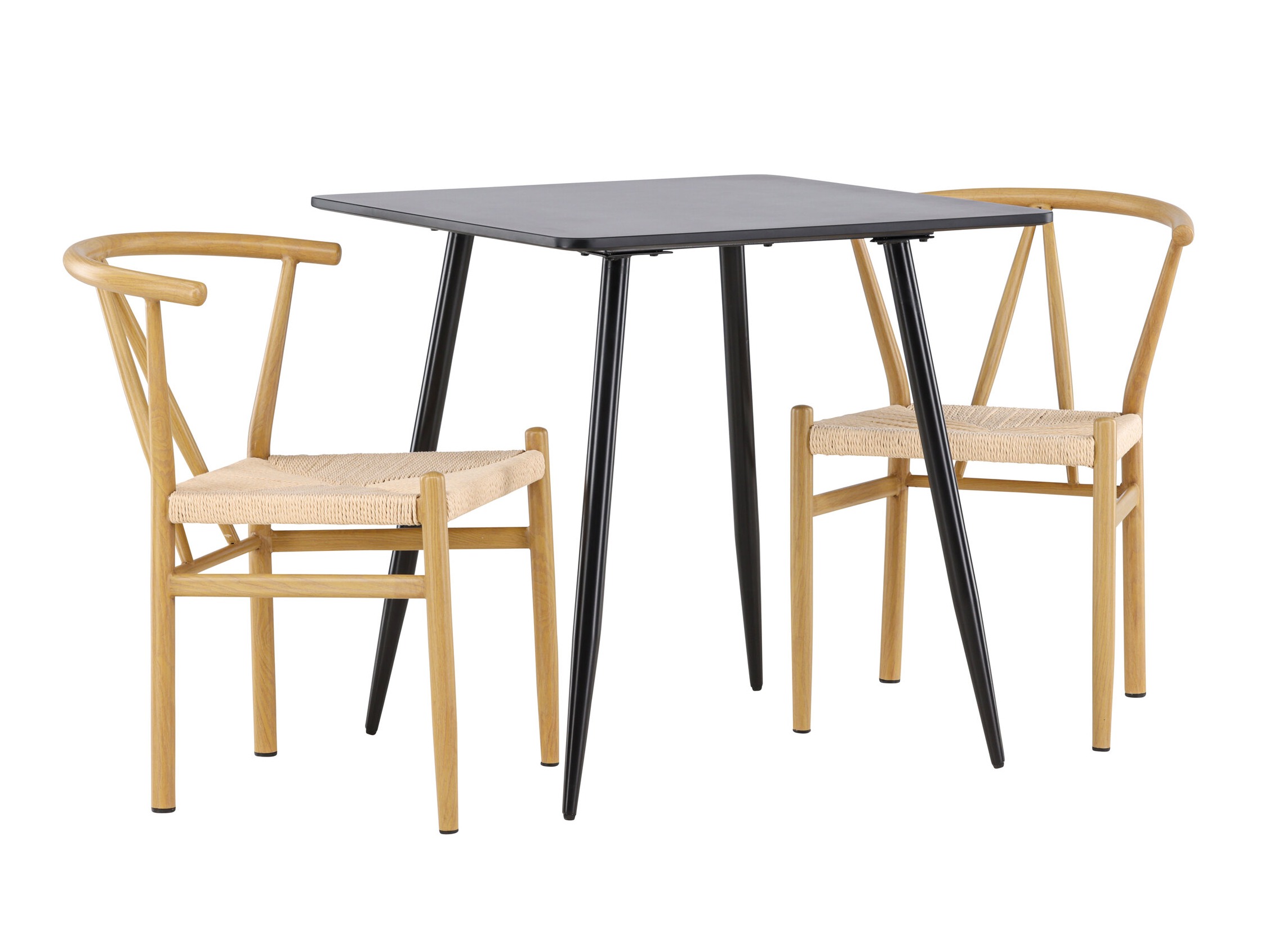 Jedilniški komplet Dallas 4920 (Bež + Svetlo rjava)