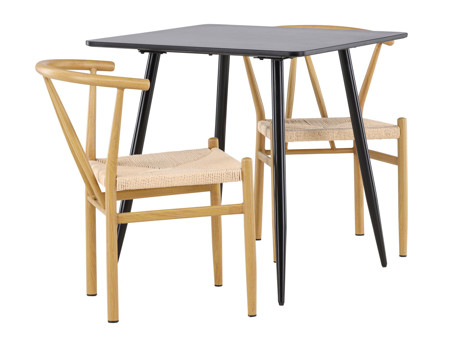 Jedilniški komplet Dallas 4920 (Bež + Svetlo rjava)