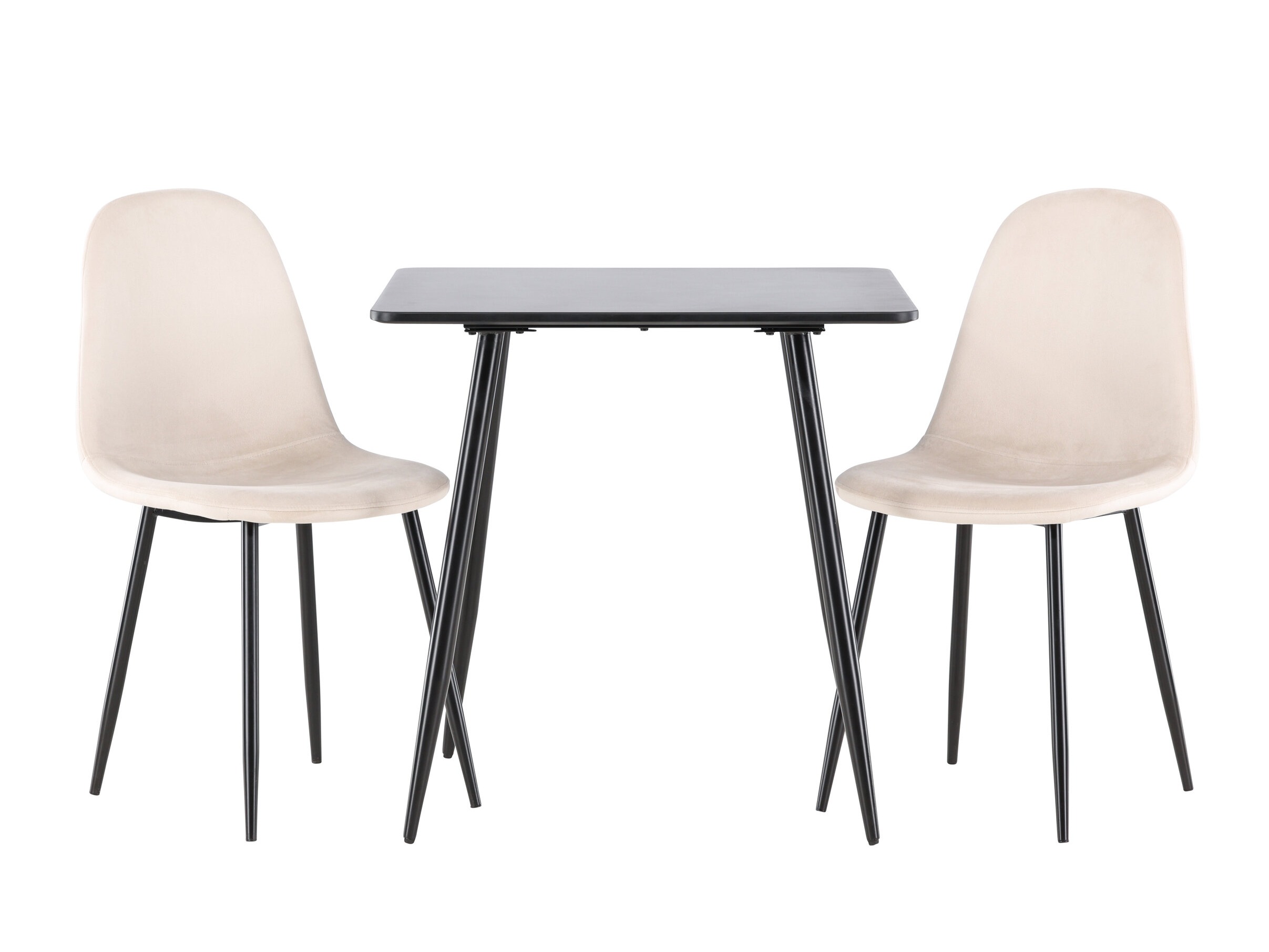 Jedilniški komplet Dallas 4909 (Bež + Črna)