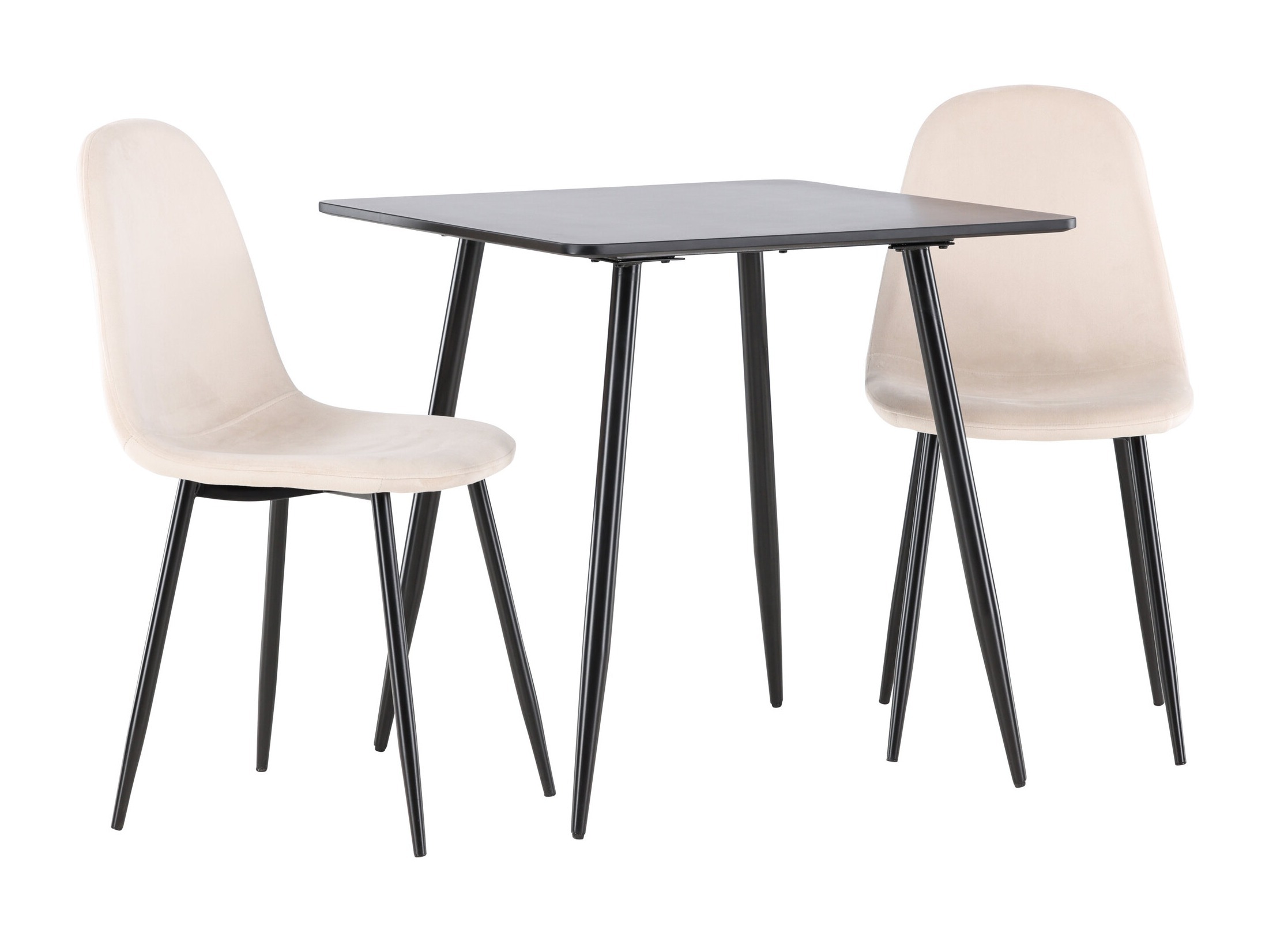 Jedilniški komplet Dallas 4909 (Bež + Črna)