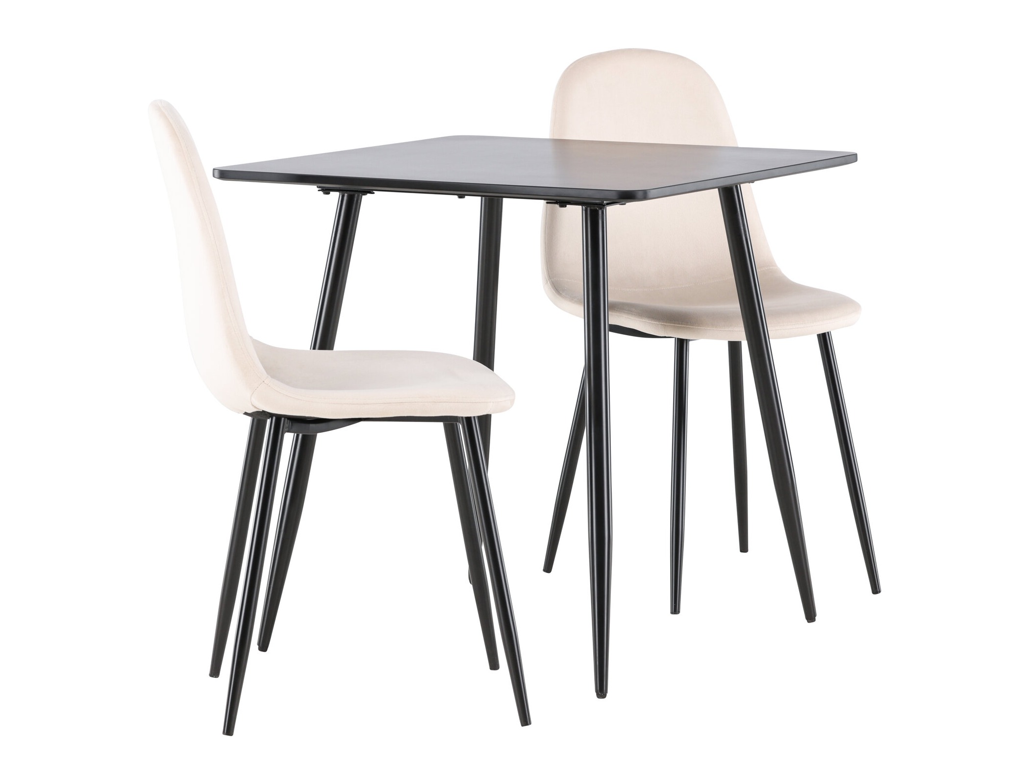 Jedilniški komplet Dallas 4909 (Bež + Črna)