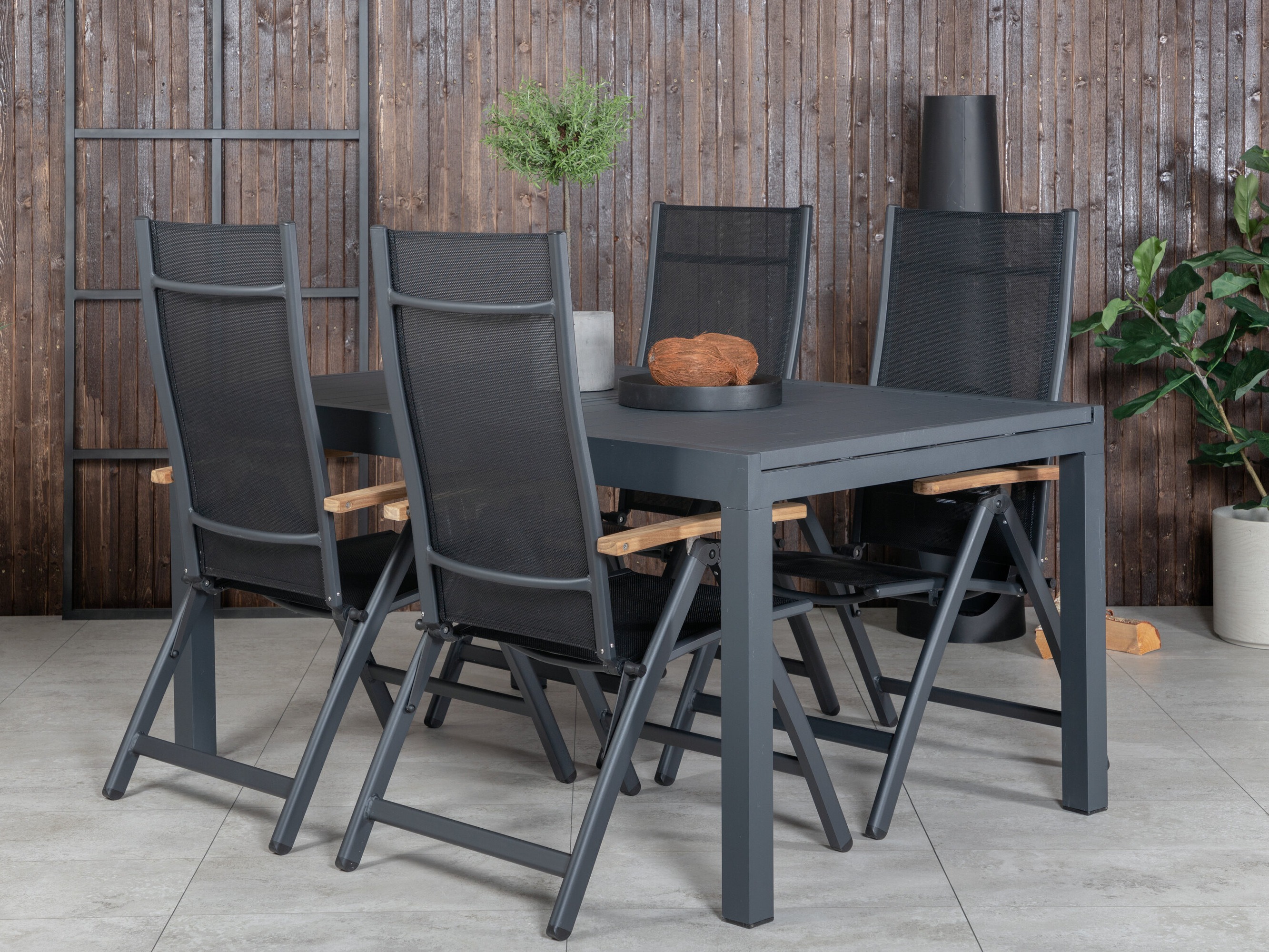 Komplet mize in stolov Dallas 4914