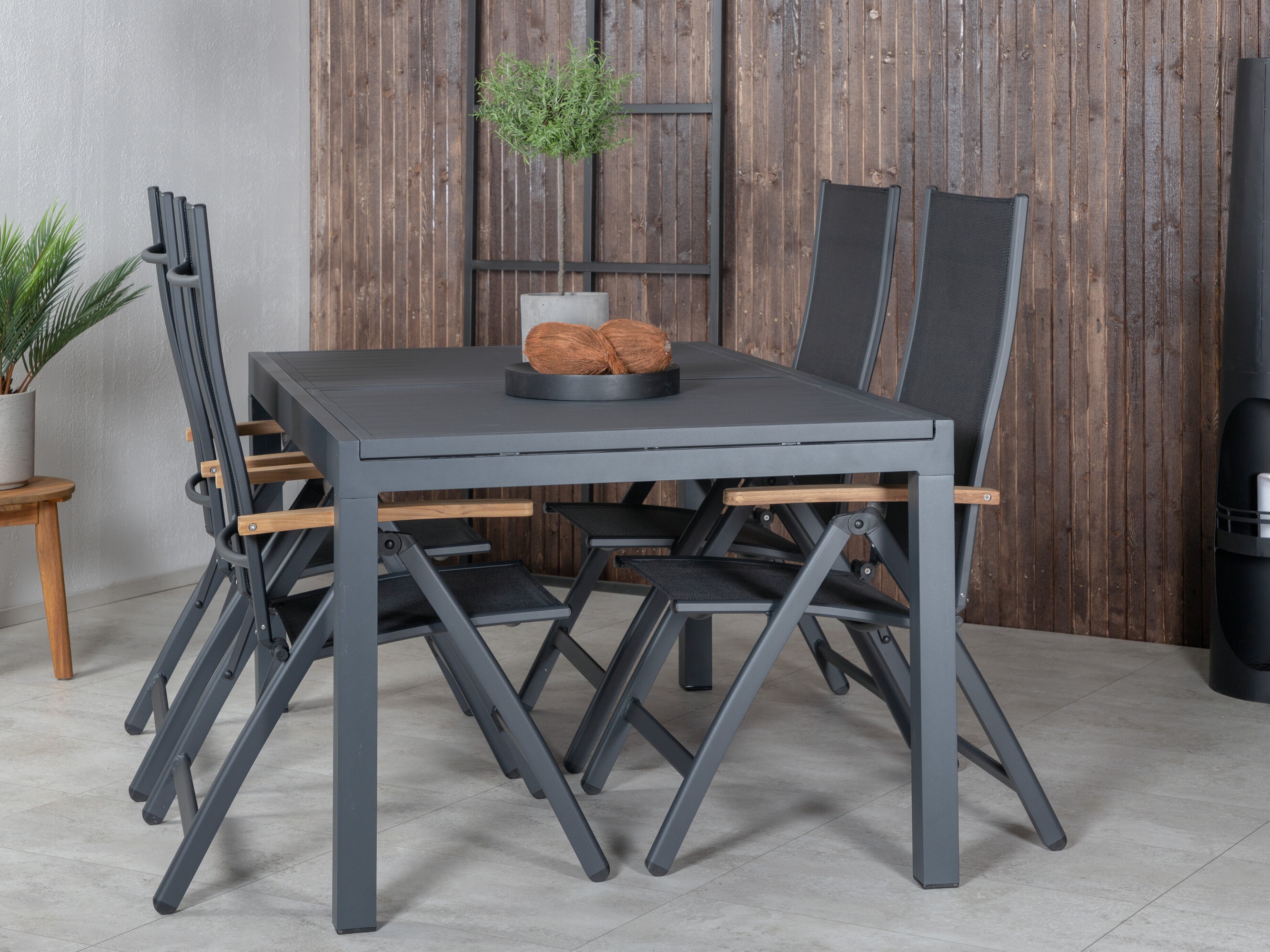 Komplet mize in stolov Dallas 4914