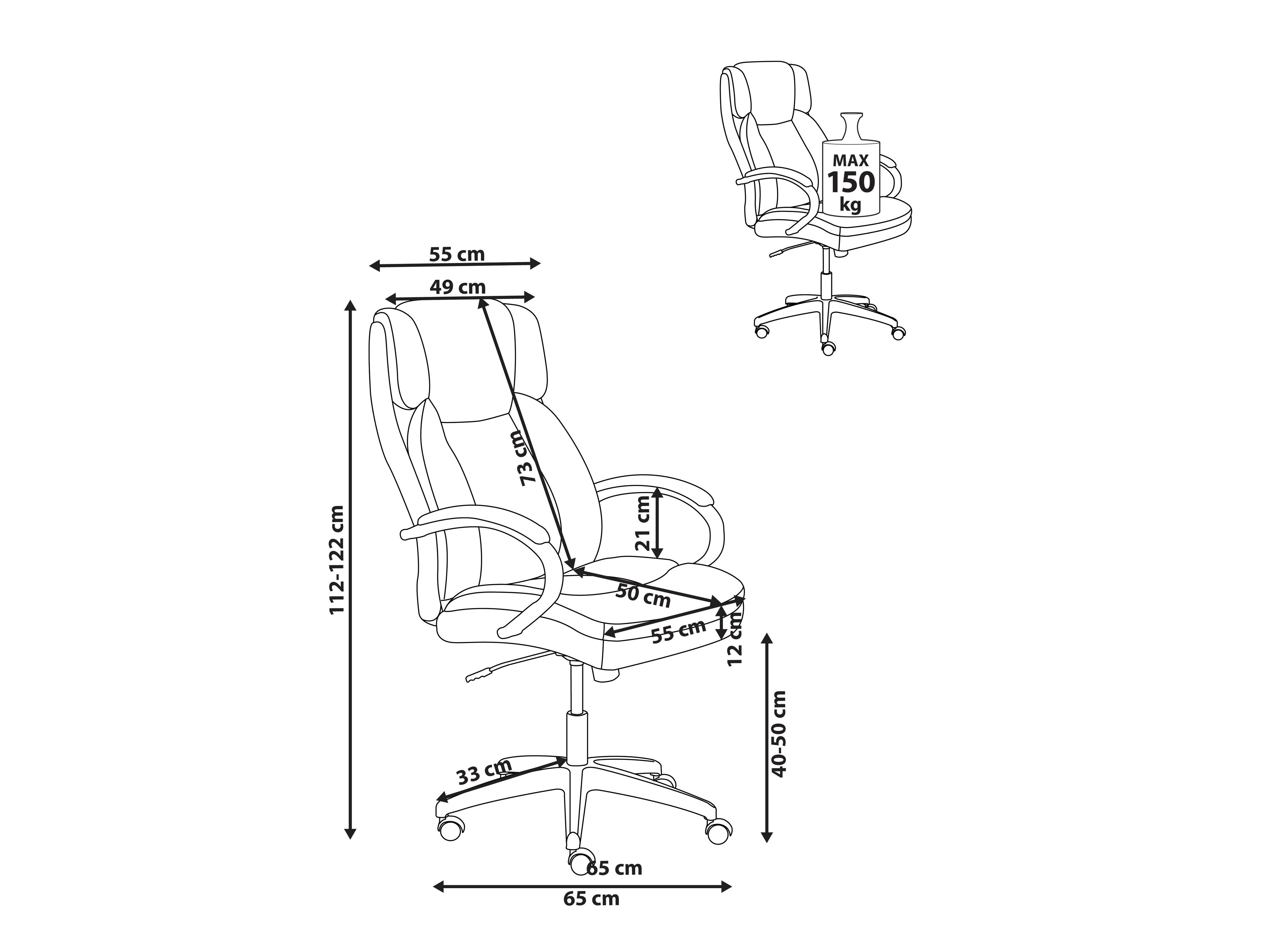 Pisarniški stol Berwyn 2757