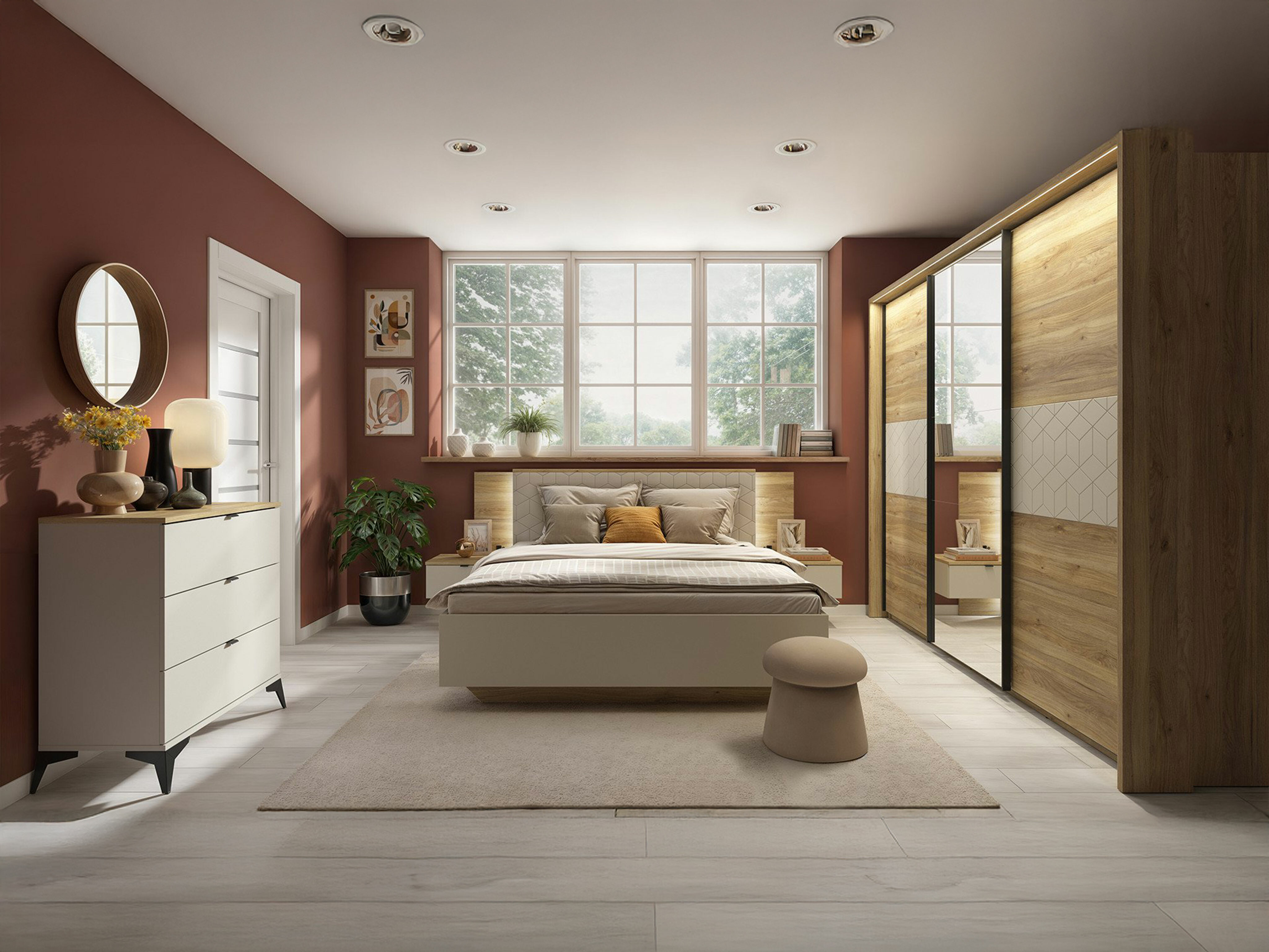 Postelja Luorlo 104 (Brez posteljnega in predala za shranjevanje)