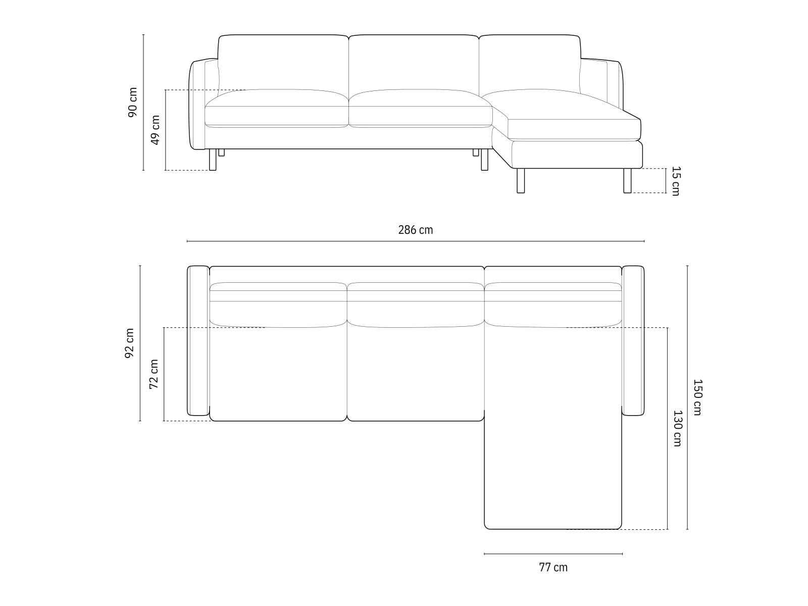 Kotna garnitura Delavie 105 (Paris Forest)