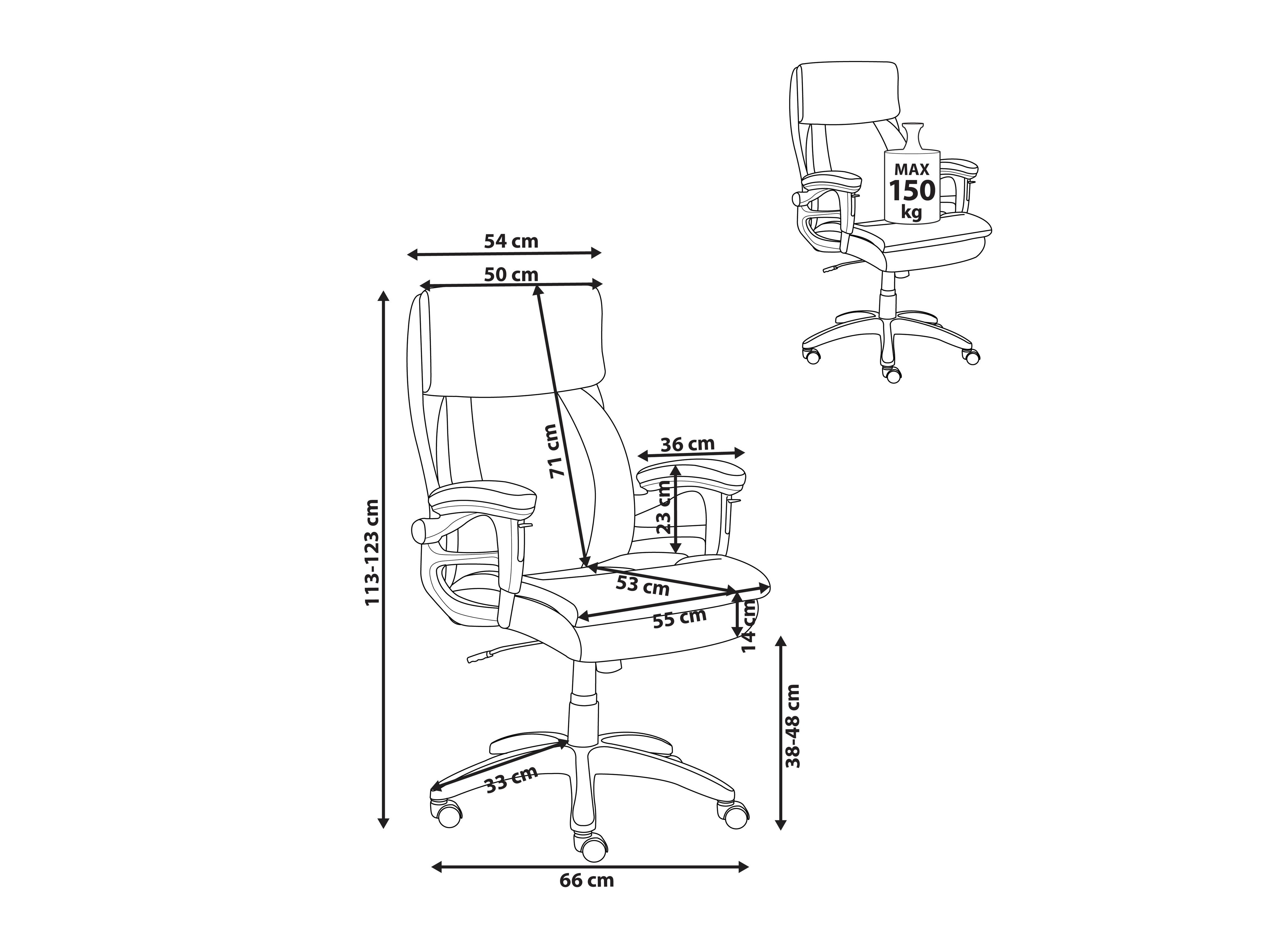 Pisarniški stol Berwyn 2773