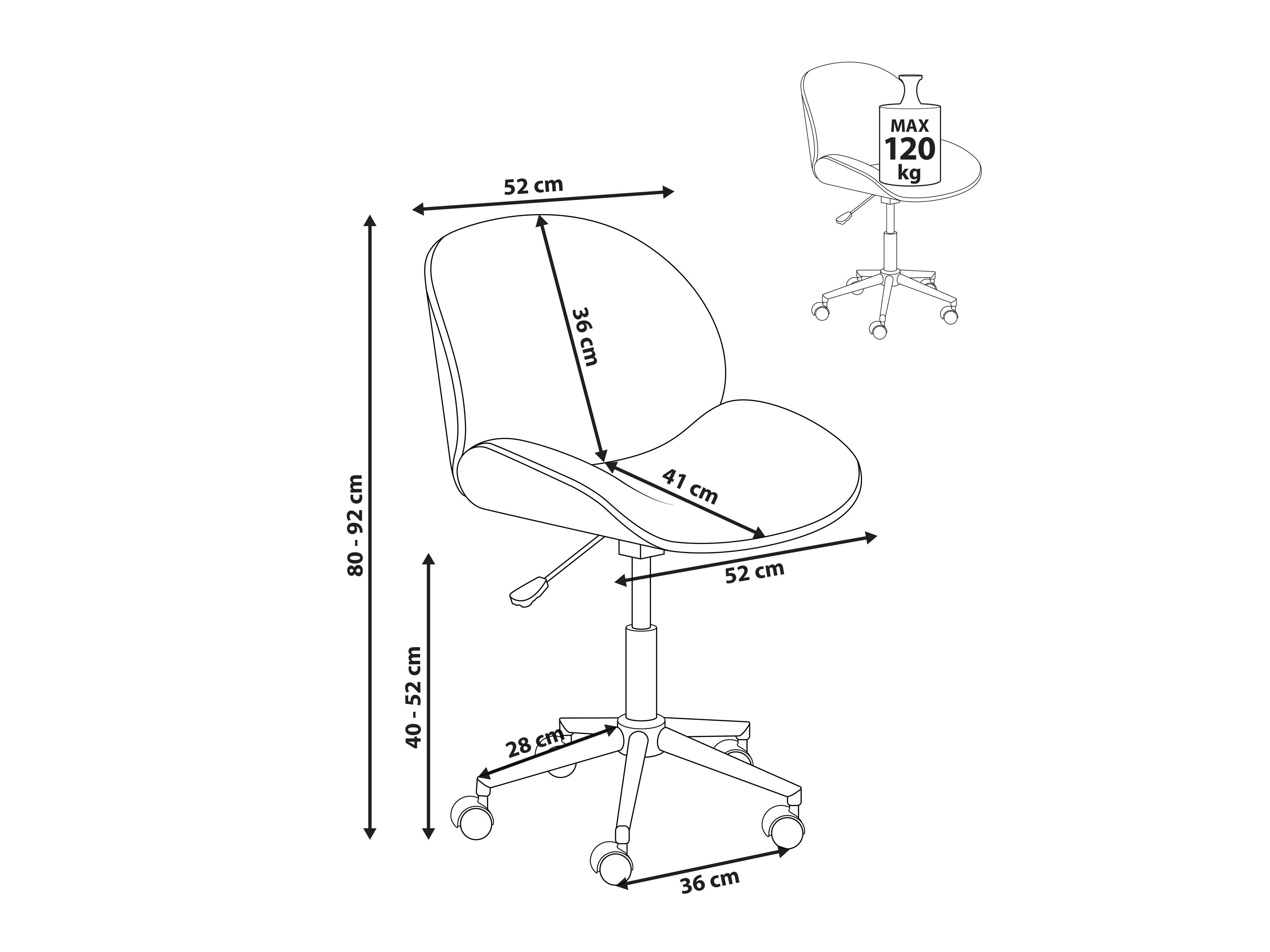 Pisarniški stol Berwyn 2778