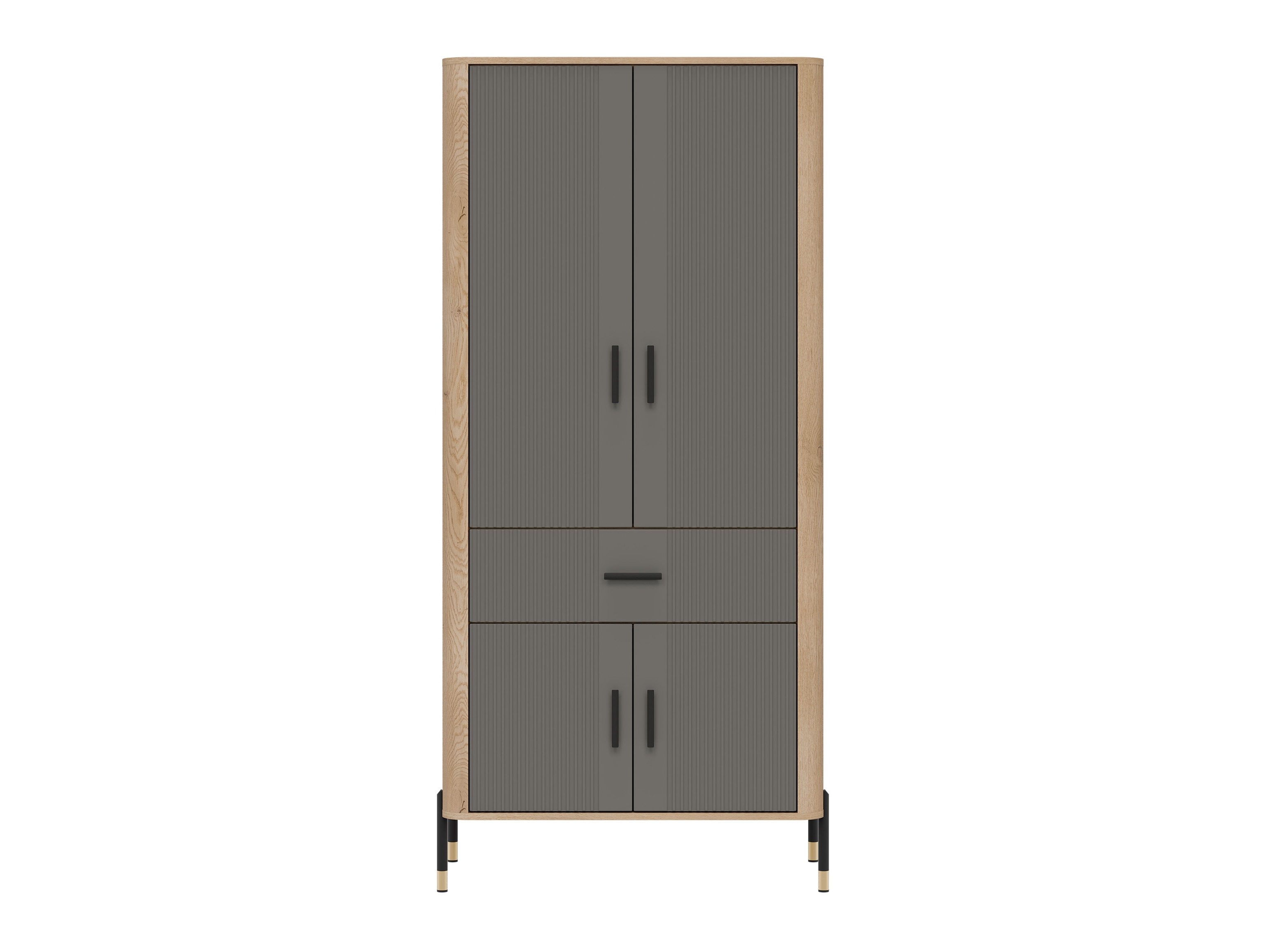 Garderobna omara Flosora 133 (Siva)