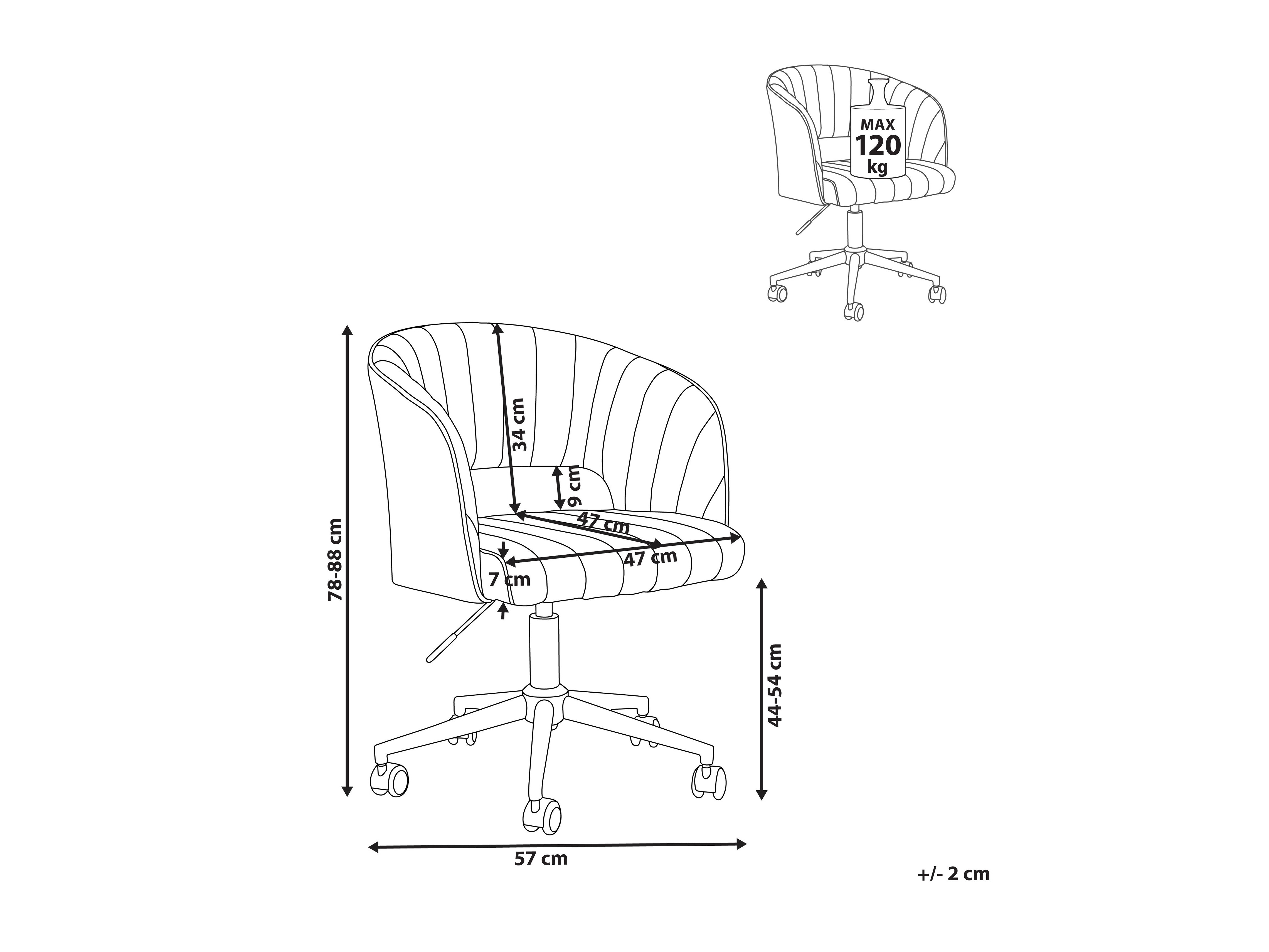 Pisarniški stol Berwyn 894 (Svetlo siva)