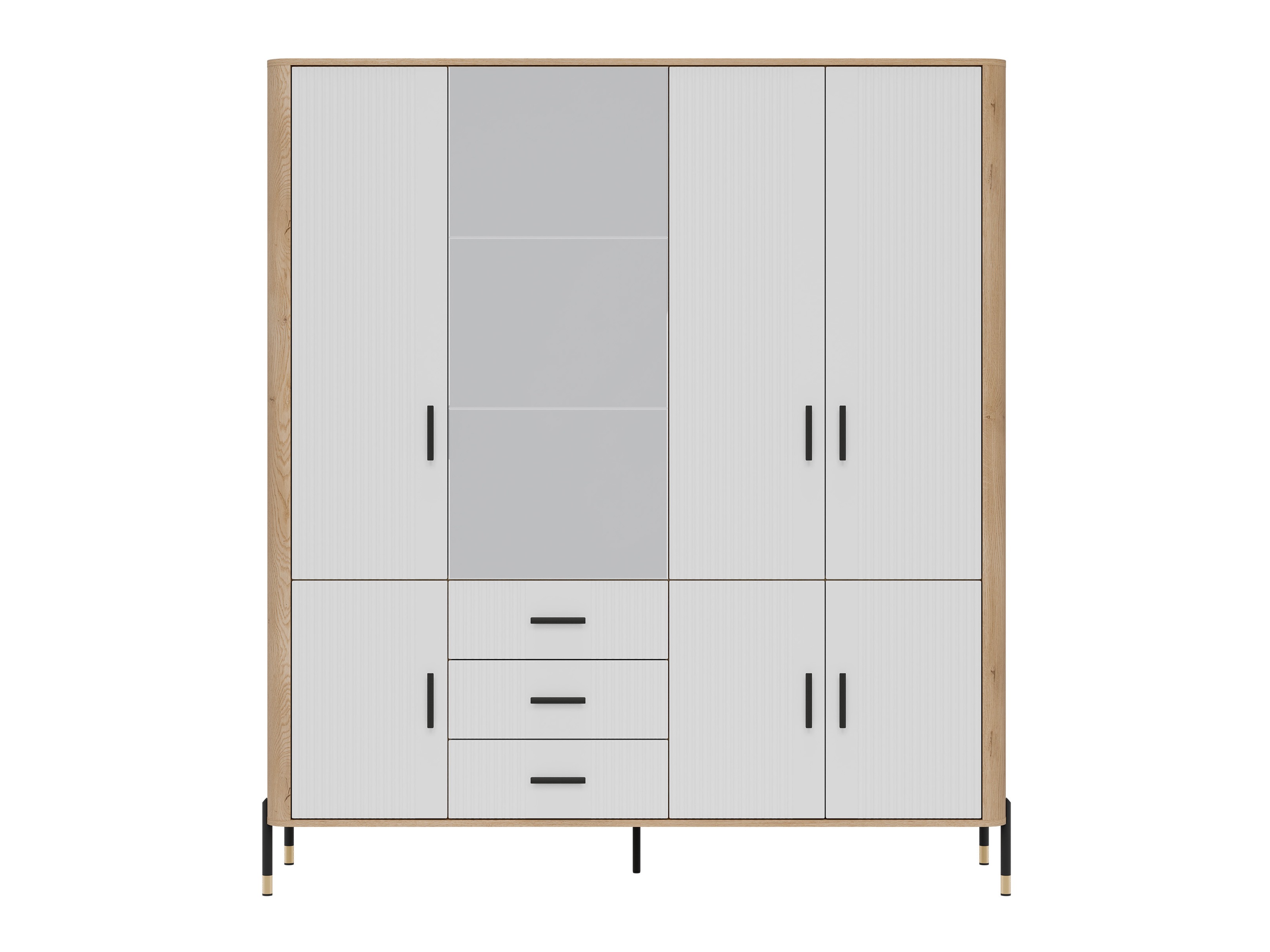 Garderobna omara Flosora 135 (Bela)