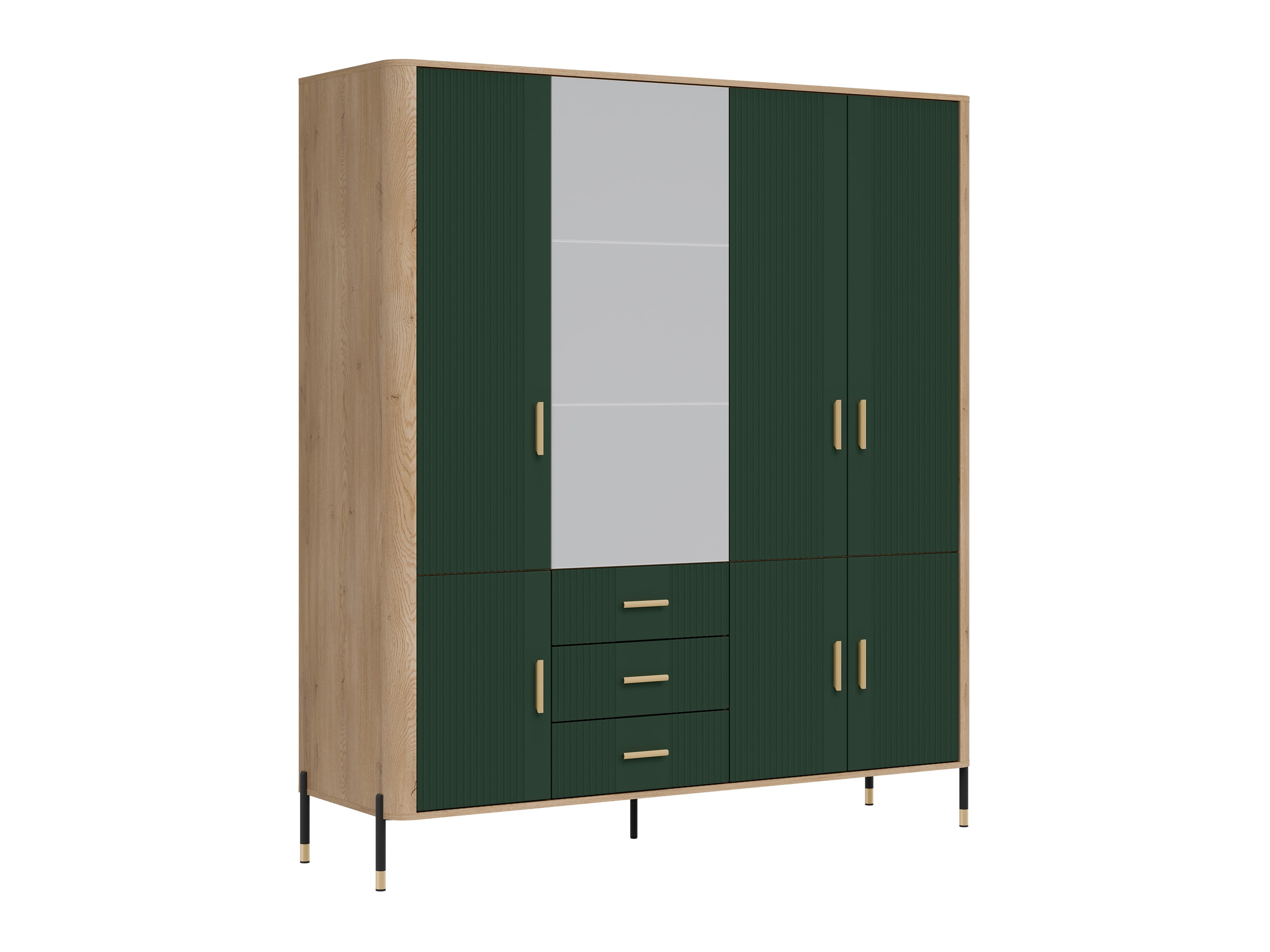 Garderobna omara Flosora 135 (Zelena)