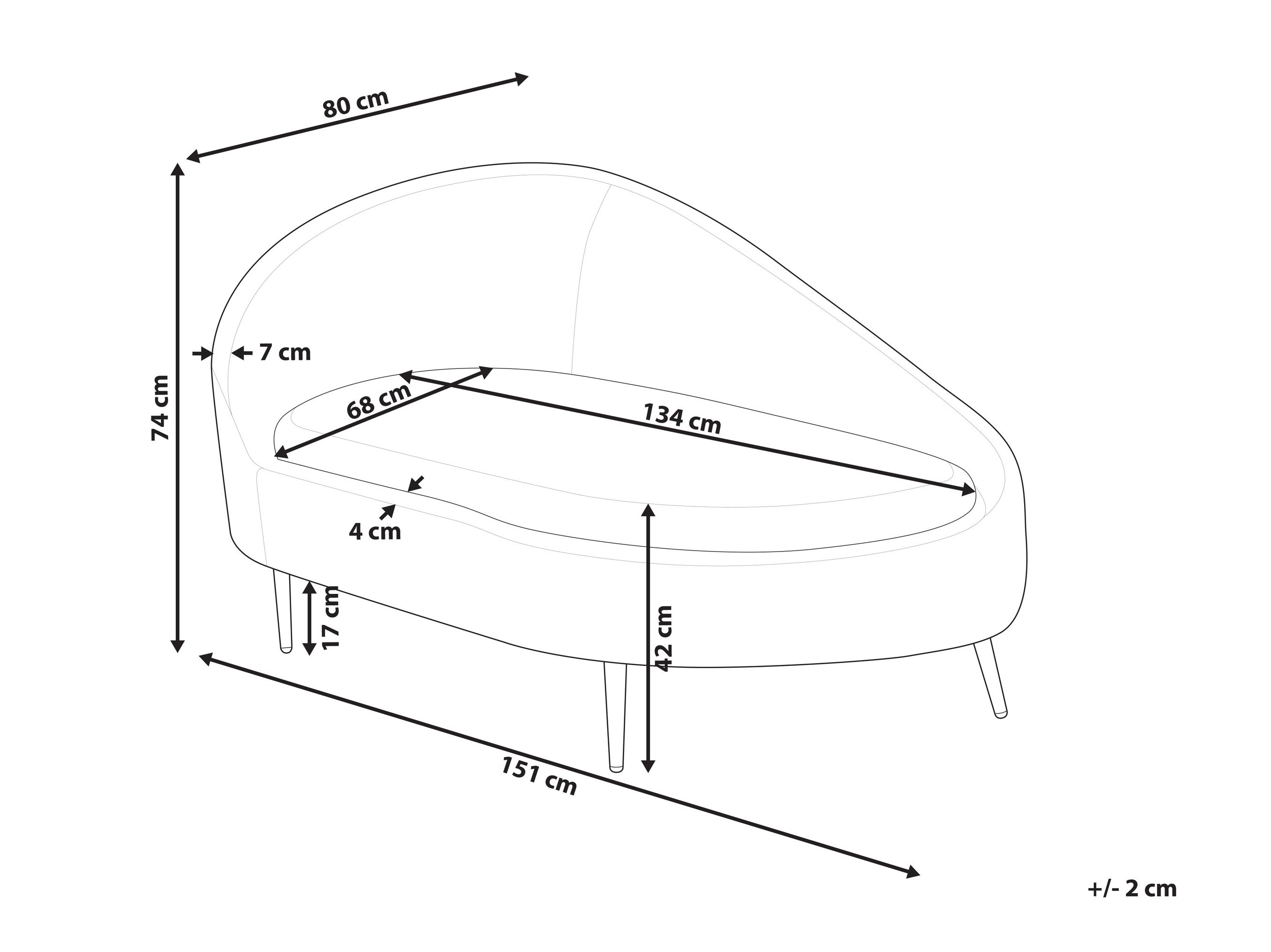 Počivalnik Berwyn 2787 (Bela)