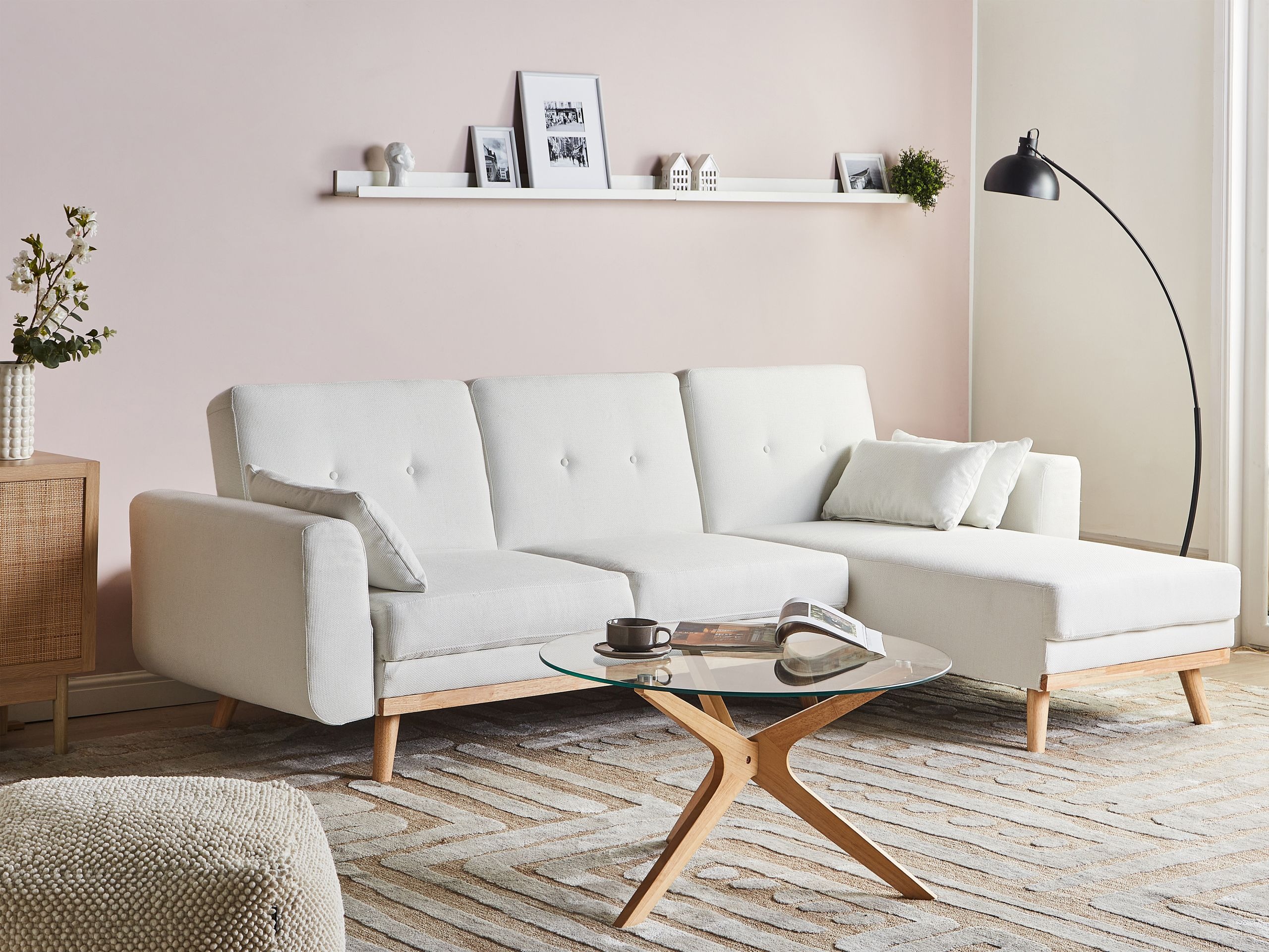 Kotna garnitura Berwyn 2795 (Bela)