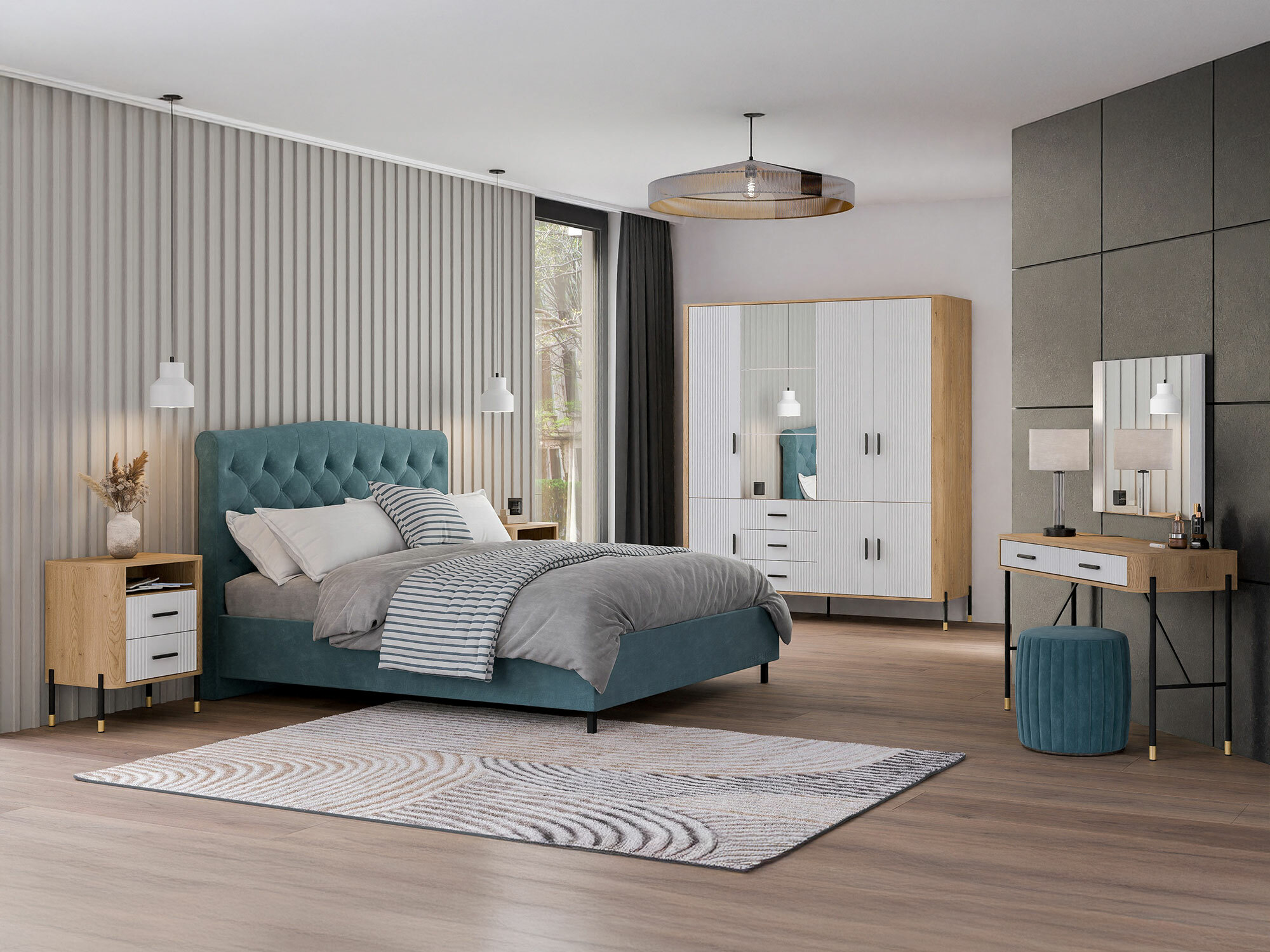 Toaletna mizica Flosora 137 (Bela)