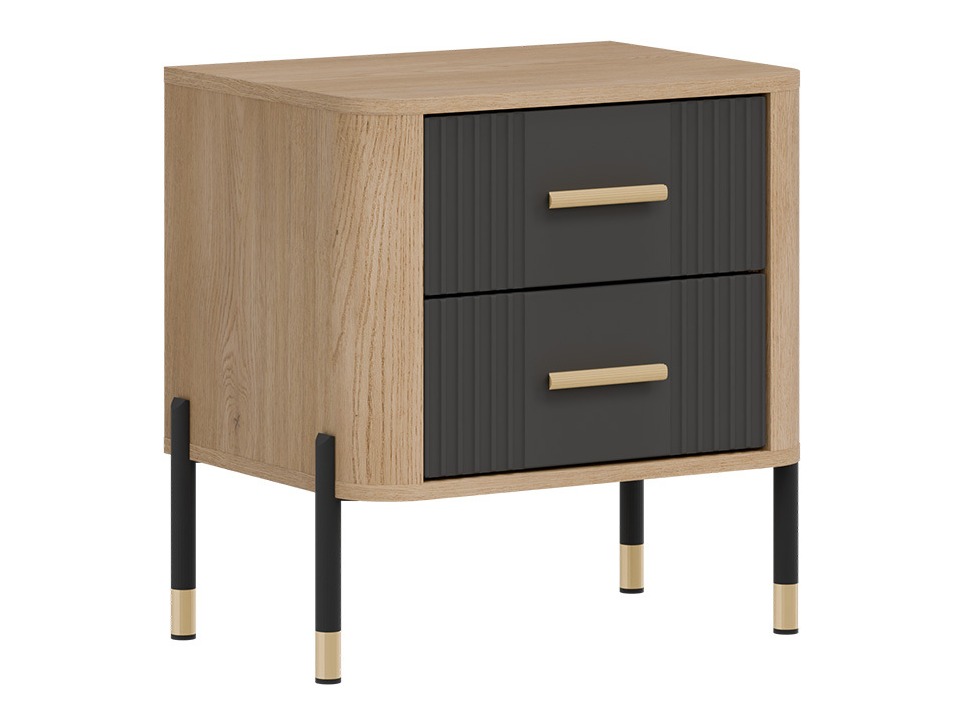 Nočna omarica Flosora 140 (Antracit)