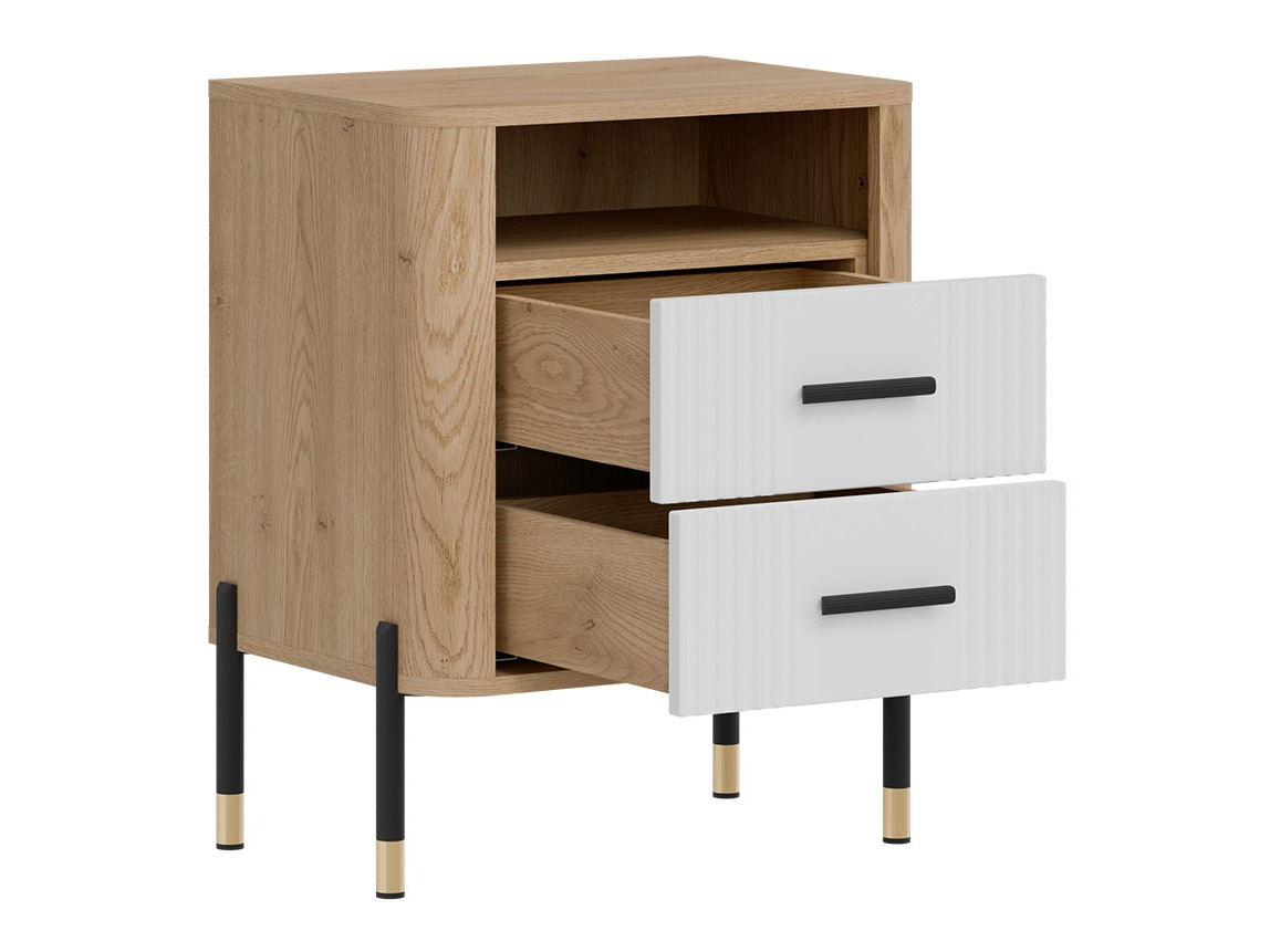 Nočna omarica Flosora 142 (Bela)