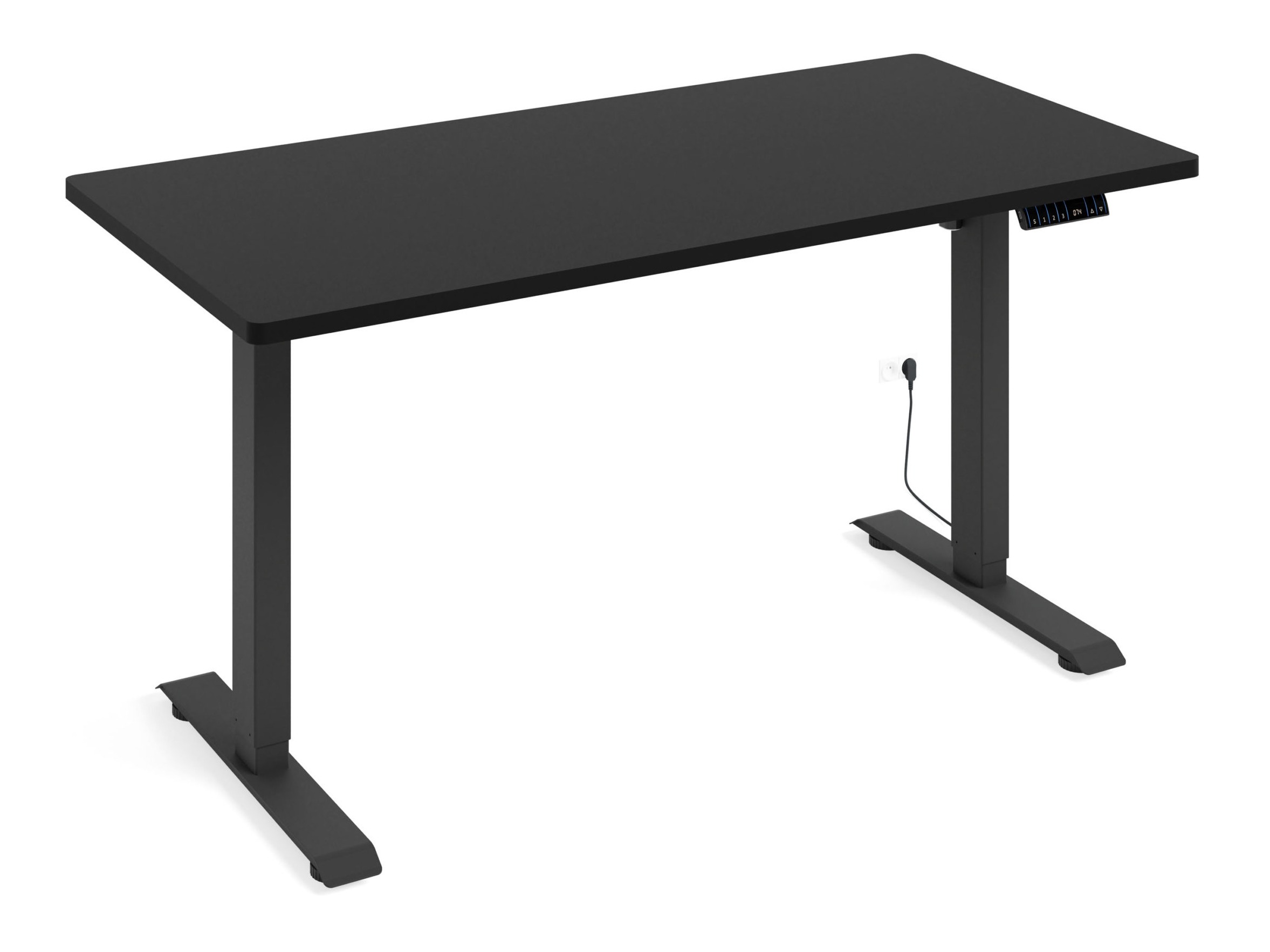 Dvižna pisalna miza Buffalo 184 (Črna)