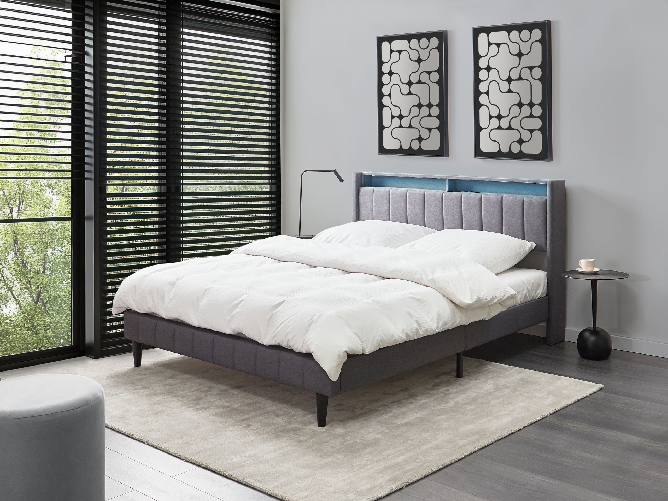 Postelja Berwyn 2804 (Siva)