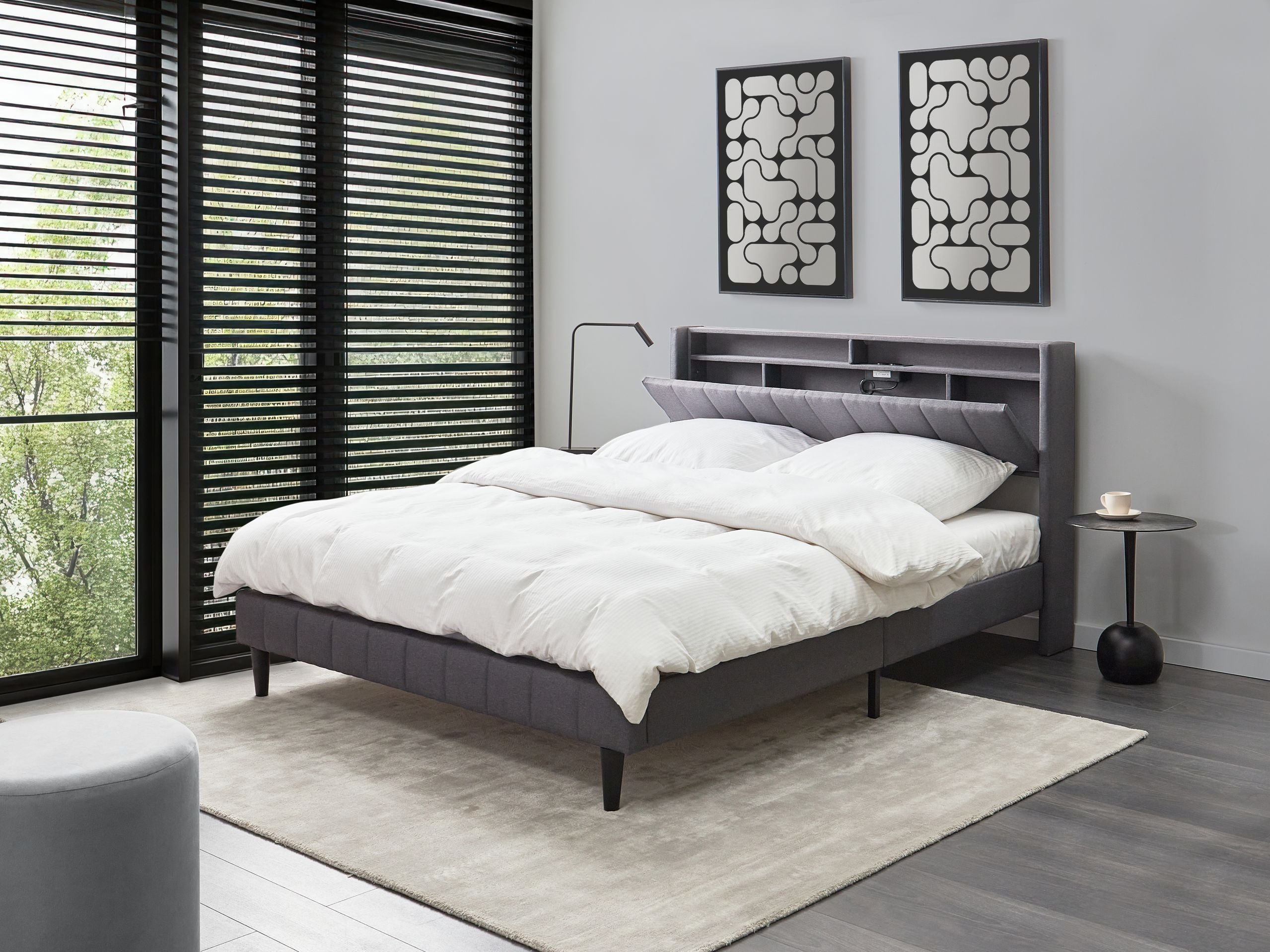 Postelja Berwyn 2804 (Siva)