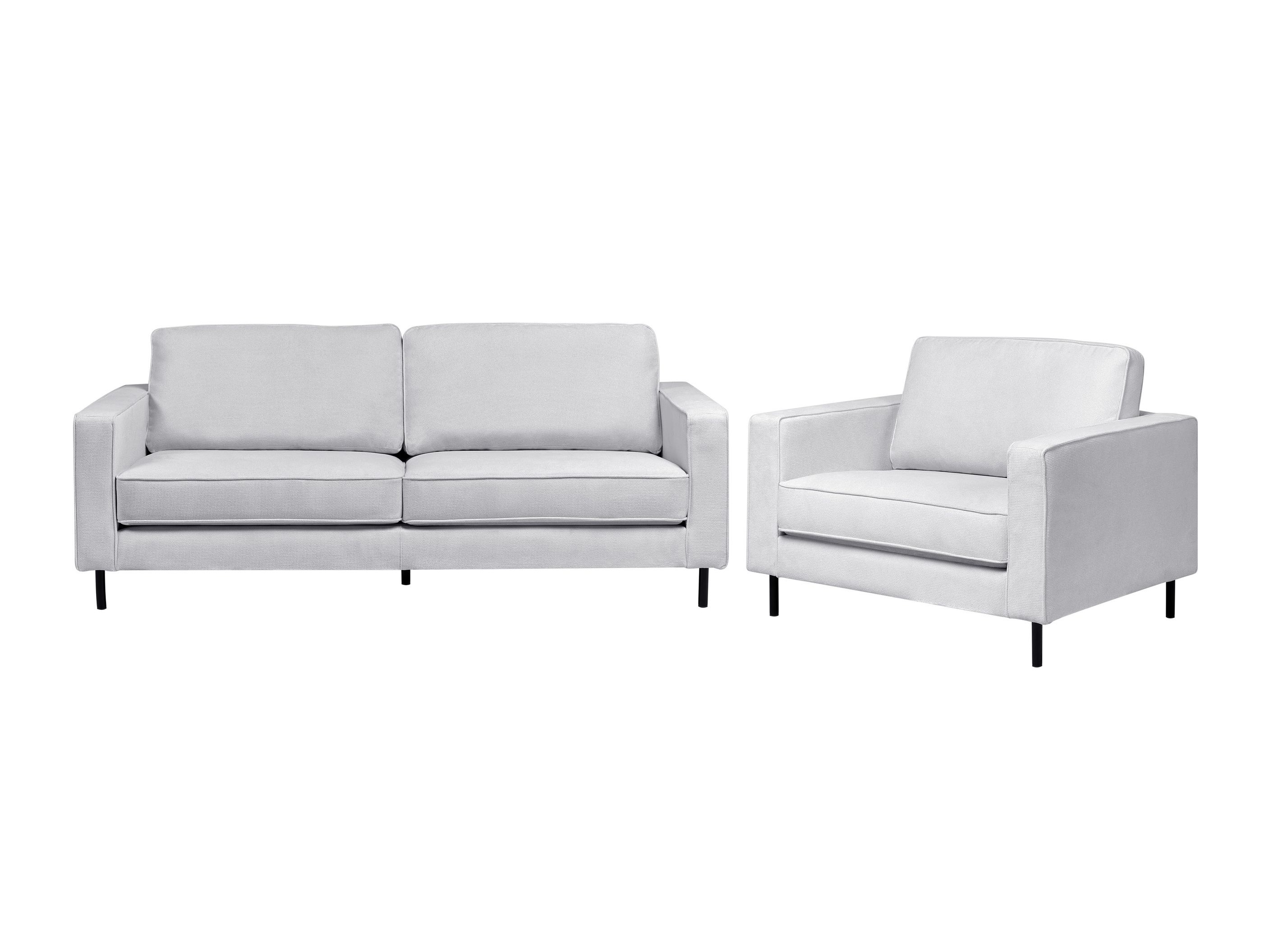 Komplet oblazinjenega pohištva Berwyn 768 (Svetlo siva)