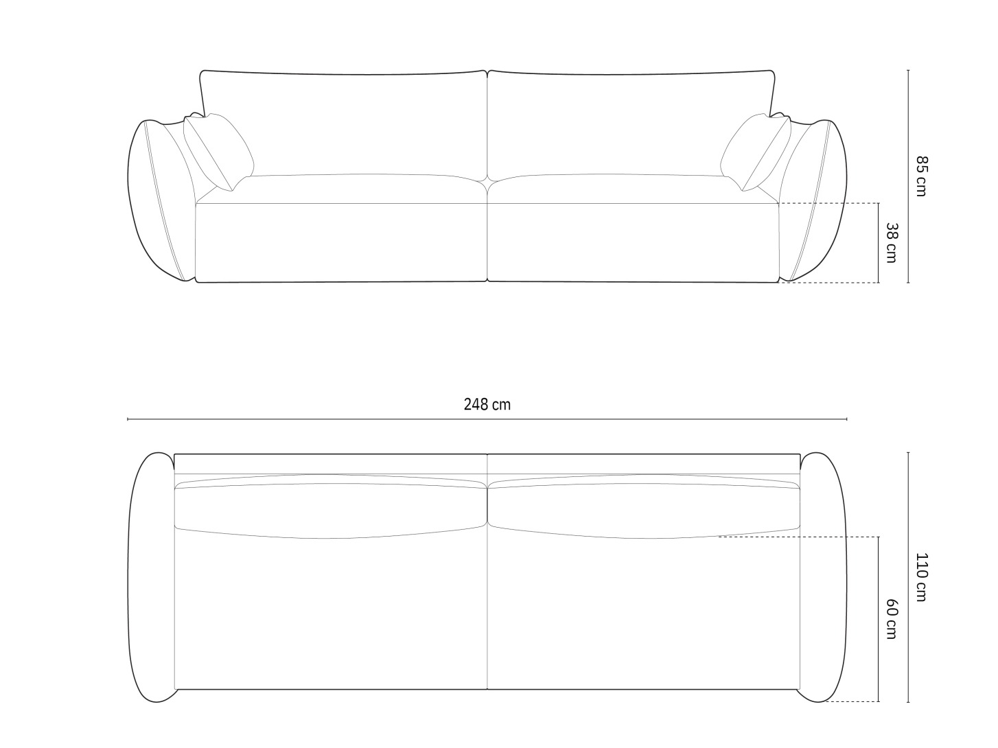 Kavč Belenoe 102 (Bluvel 19)