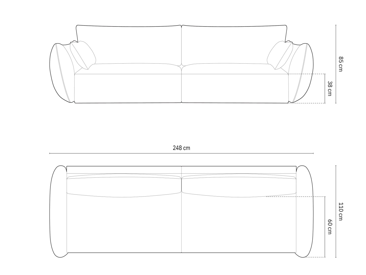 Kavč Belenoe 102 (Bluvel 40)