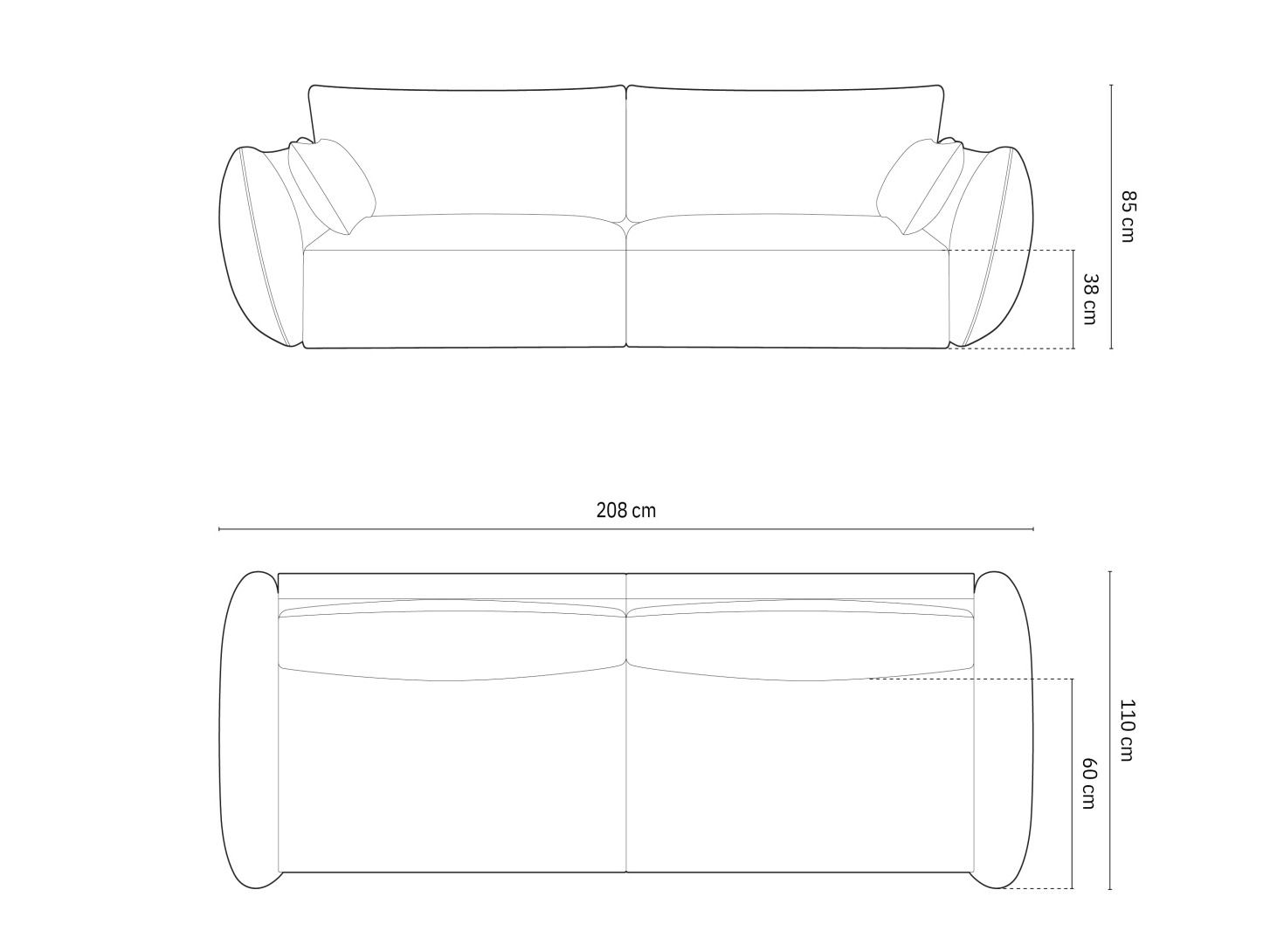 Kavč Delflou 101 (Bluvel 28)