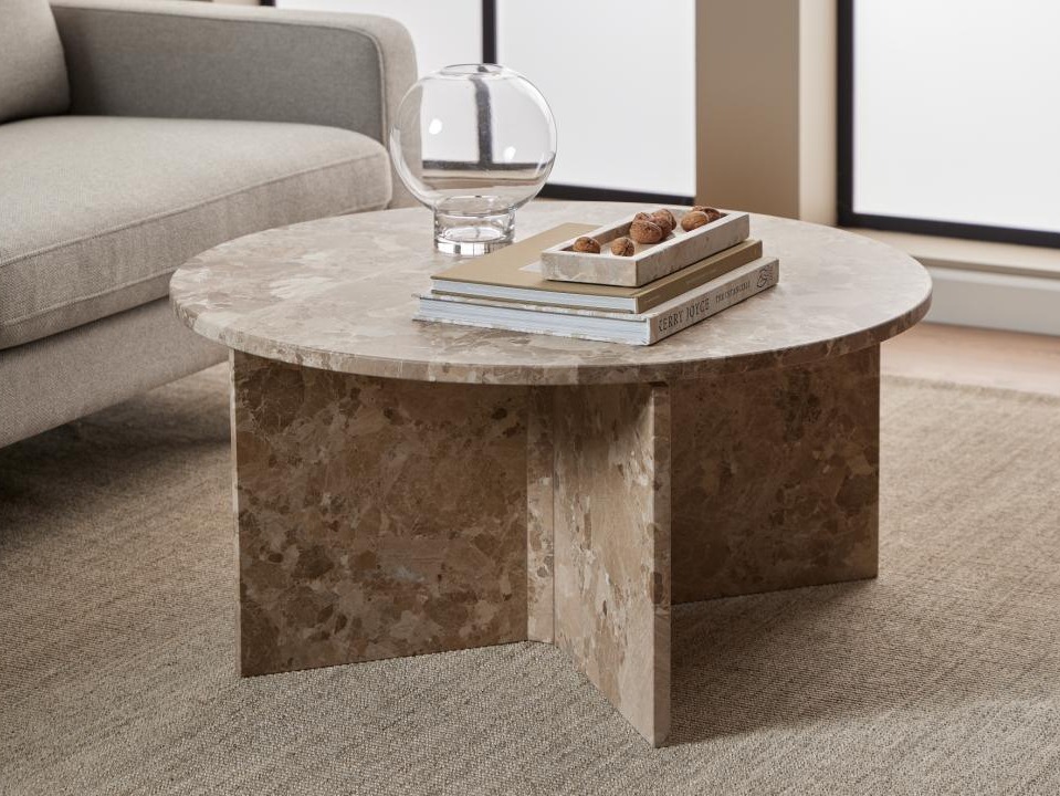 Klubska mizica Norsica 952 (Svetlo rjava)