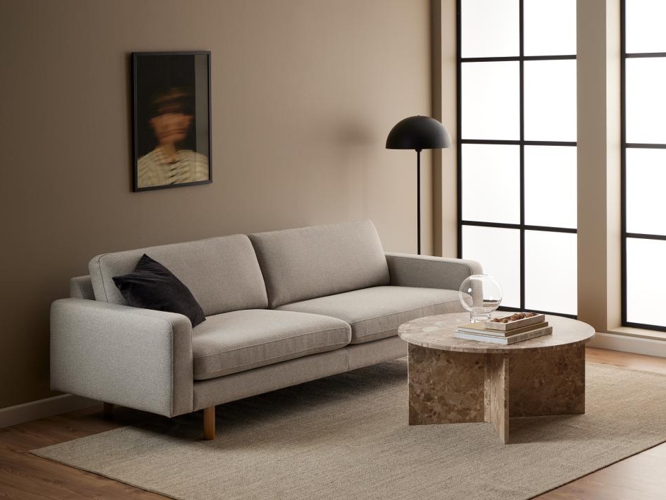 Klubska mizica Norsica 952 (Svetlo rjava)