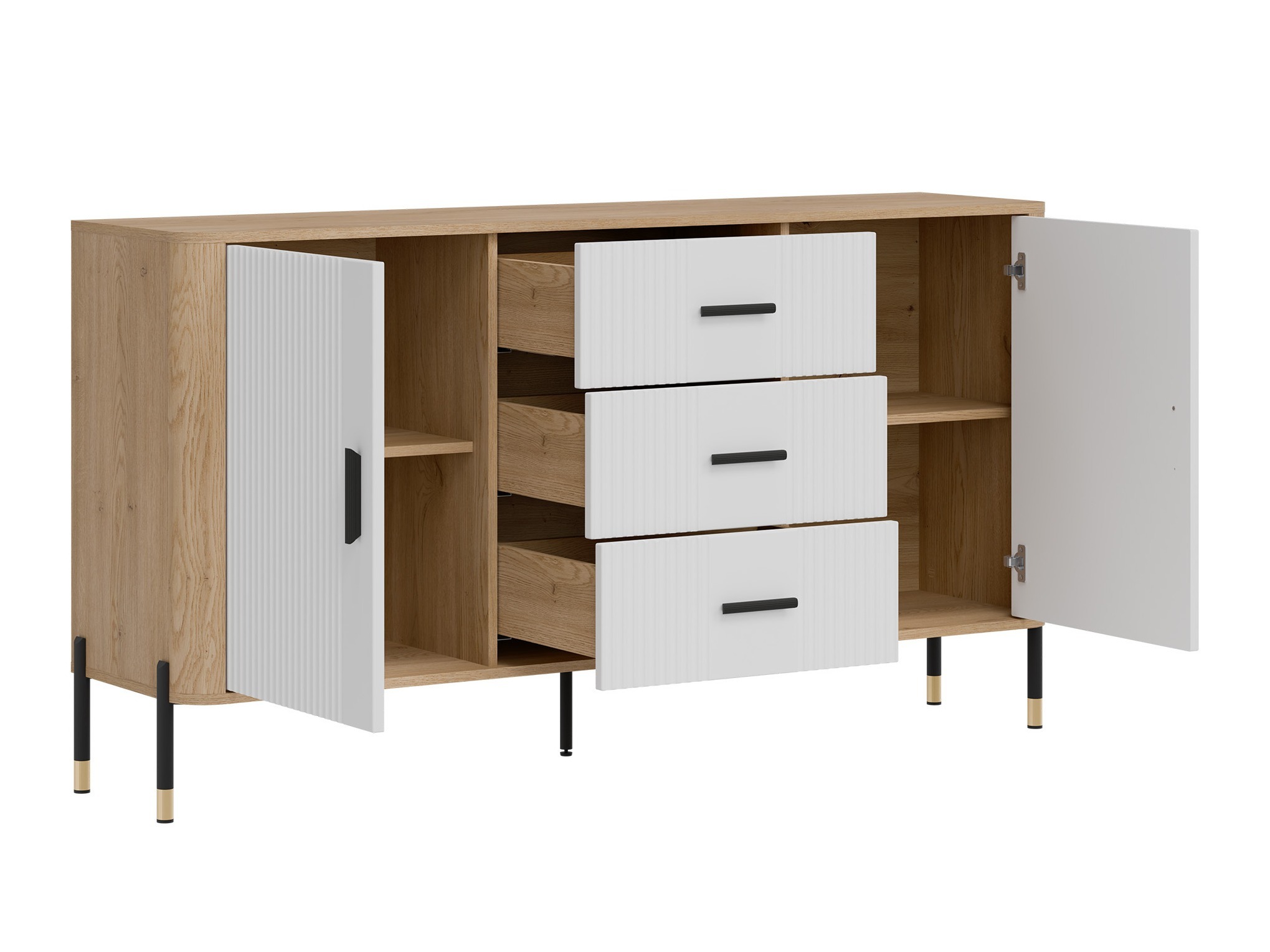 Komplet za dnevno sobo Flosora 148 (Bela)