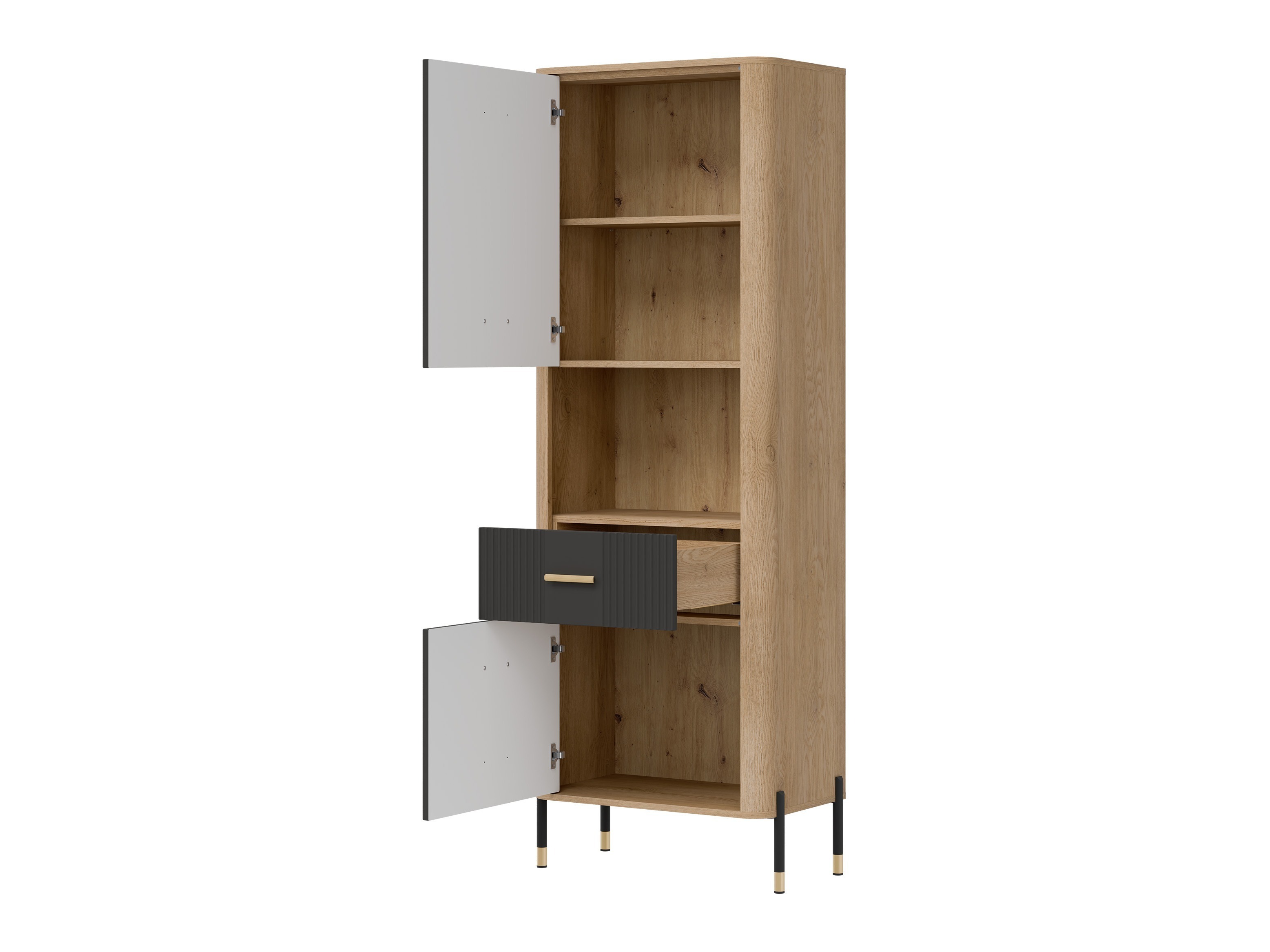 Komplet za dnevno sobo Flosora 149 (Antracit)