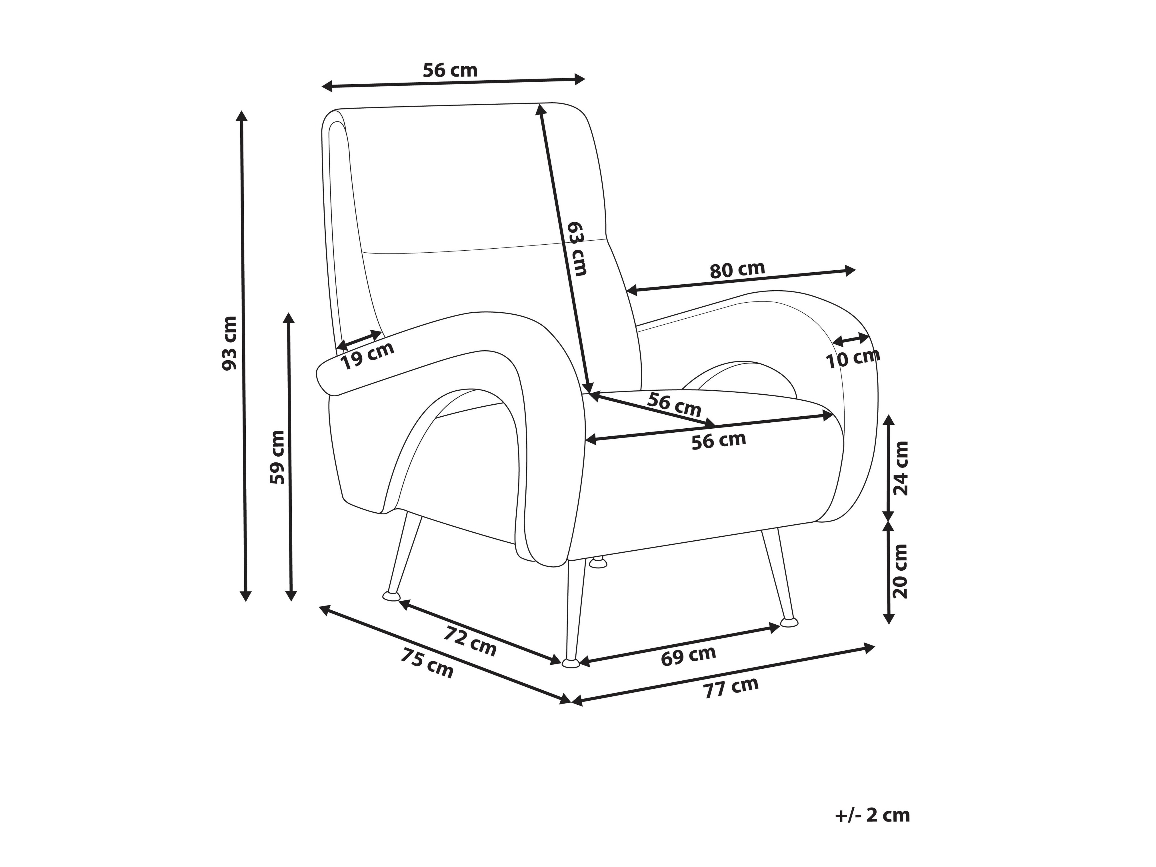 Fotelj Berwyn 1349 (Zelena)