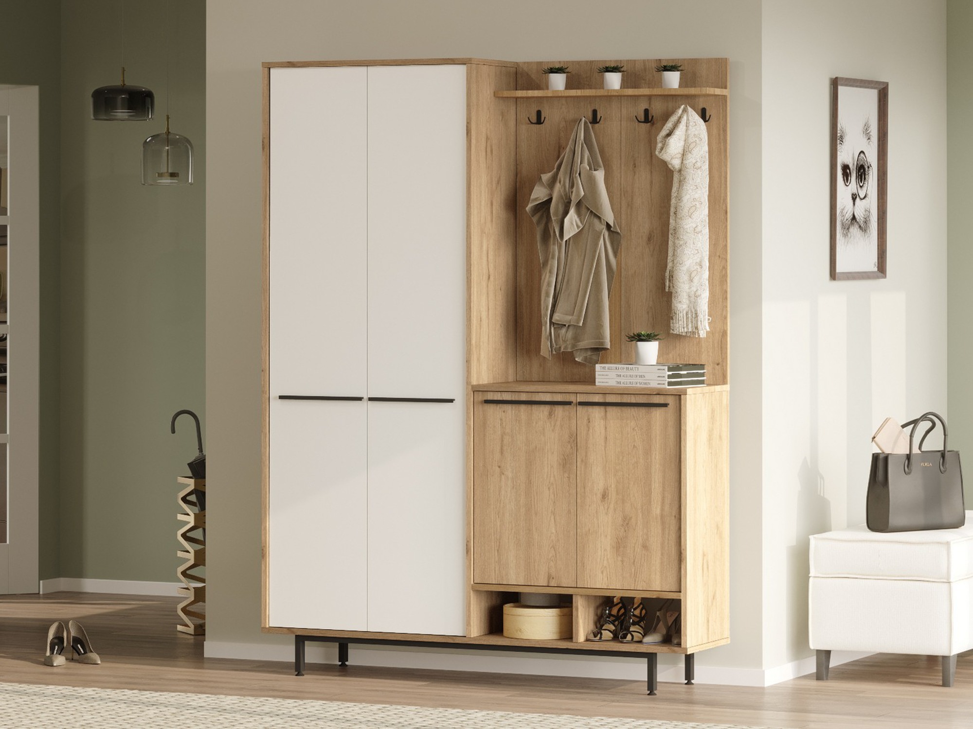 Komplet za predsobo Asheboro 186