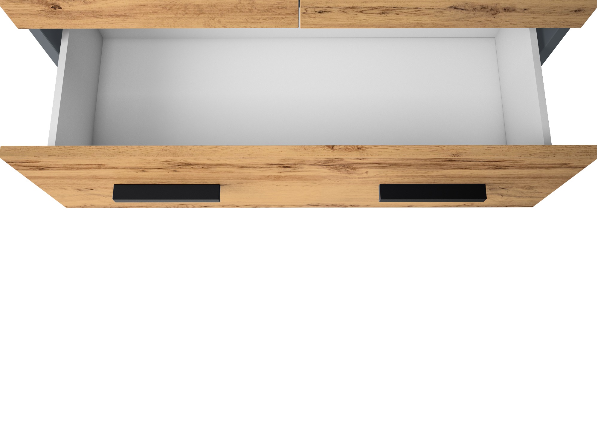 Prostostoječa Kopalniška omarica Larlori 107 (Antracit + Hrast)